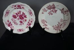 Couple plates in faience