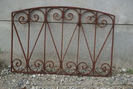 Lot (3) fences in wrought iron
