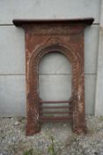 Lot (2) fireplaces in cast iron