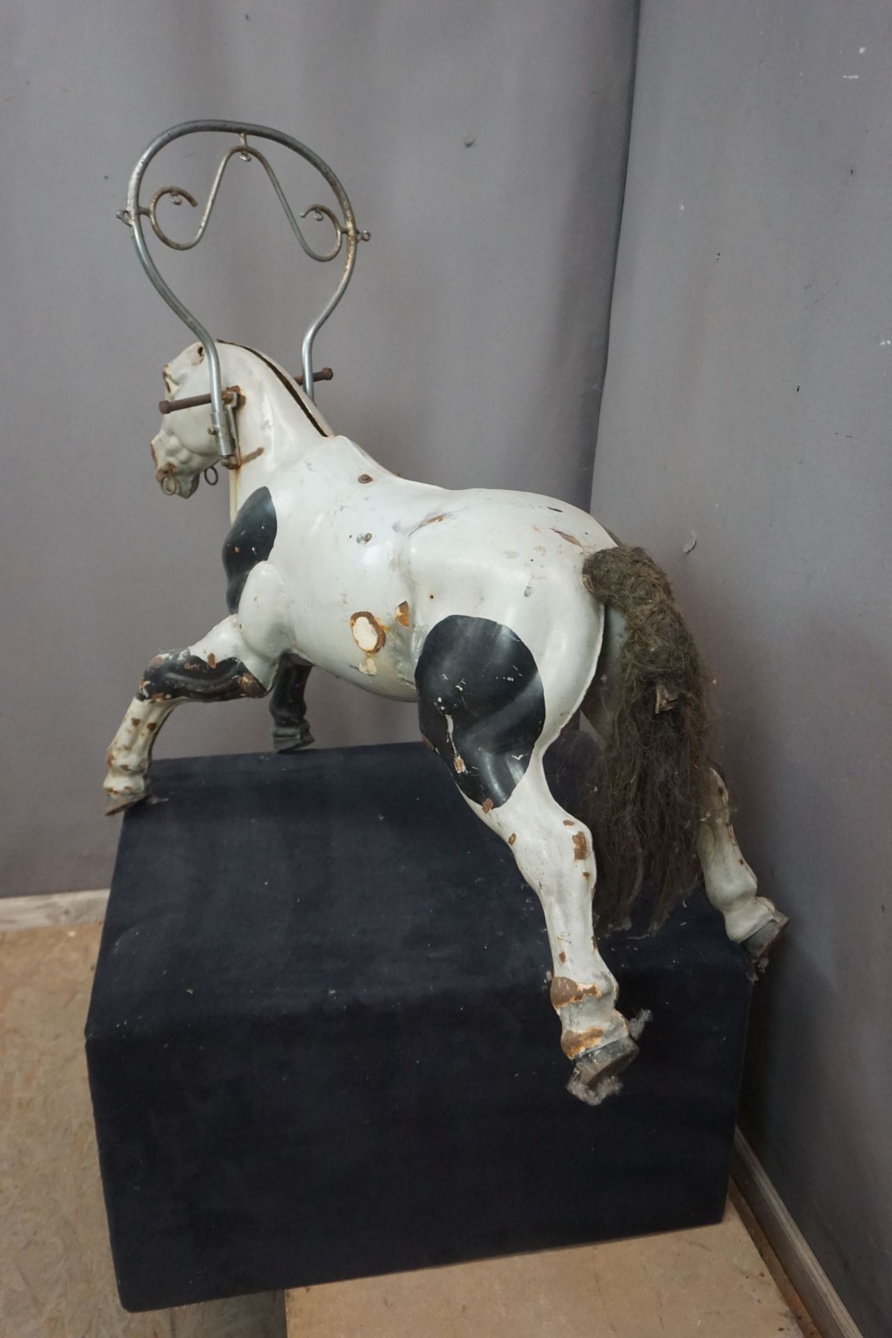 Fair horse in metal H97X40X94 - Bild 3 aus 3