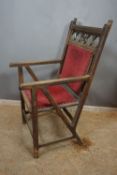 Neo-gothic armchair, H112X56X56