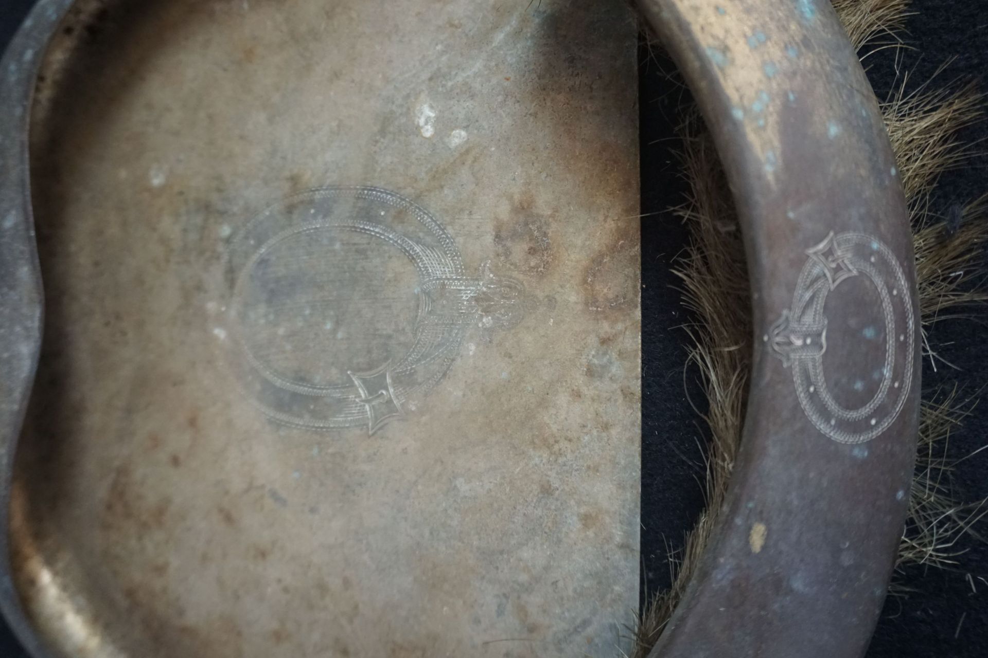 Engraved tools in copper (silver?) - Image 2 of 2