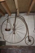 Bicycle in metal 19th H120x130