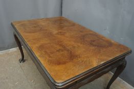 Decorative table in wood, extendable H78x100x150
