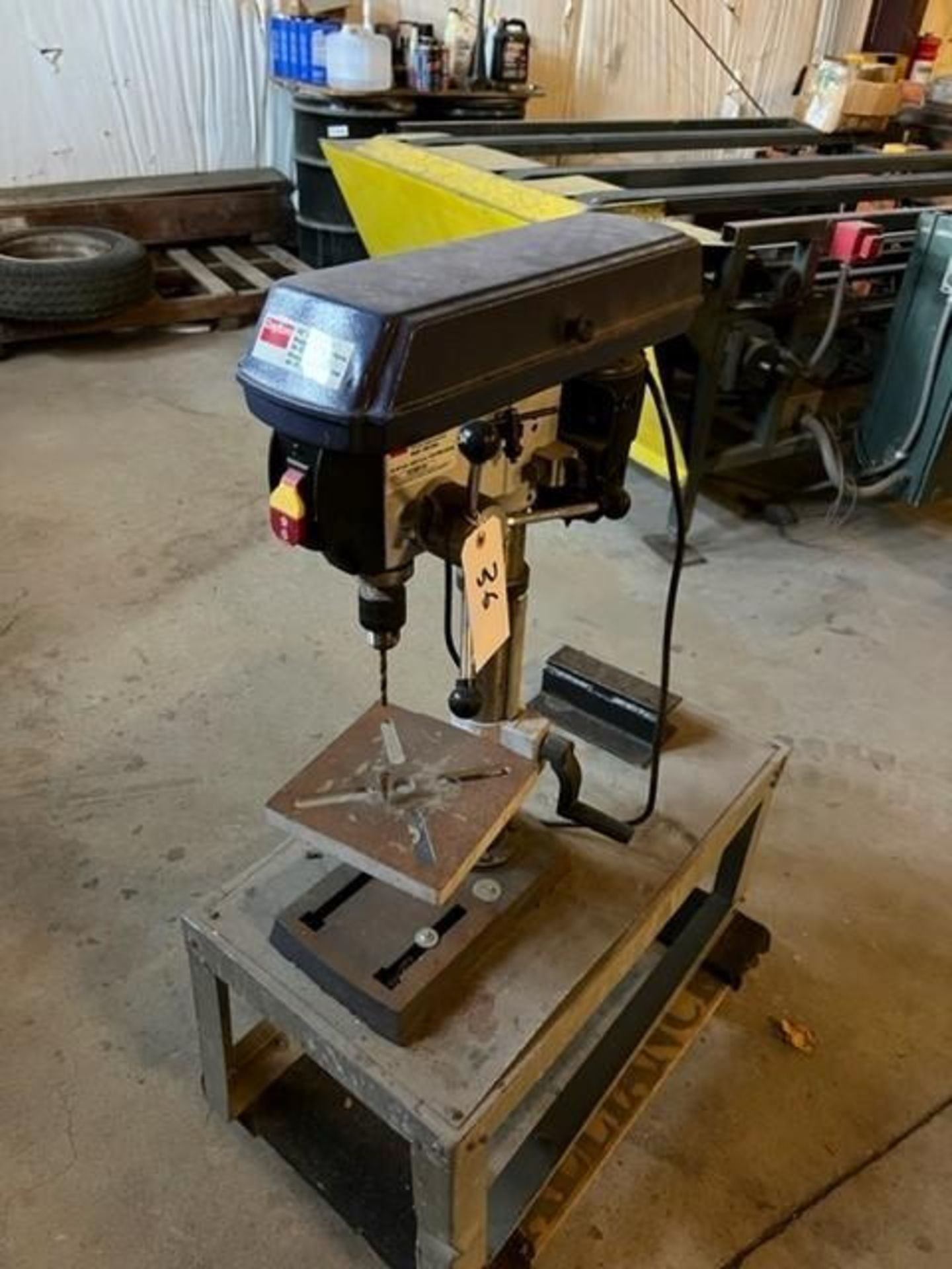 Dayton 10" Drill Press on Cart