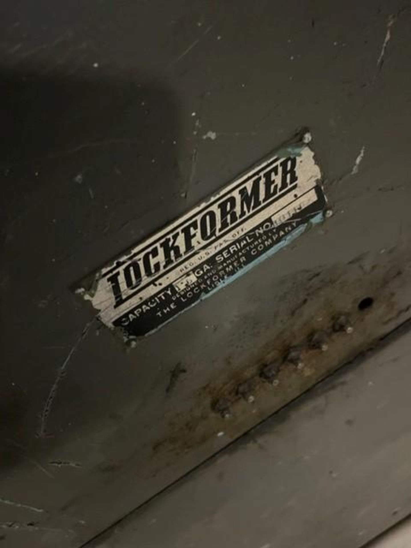 Lockformer Large Pittsburgh Machine - Image 2 of 2