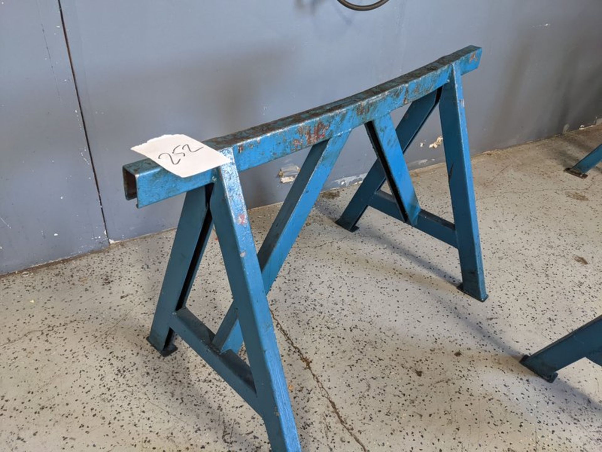 (4) Assorted Steel Sawhorses - Image 4 of 5