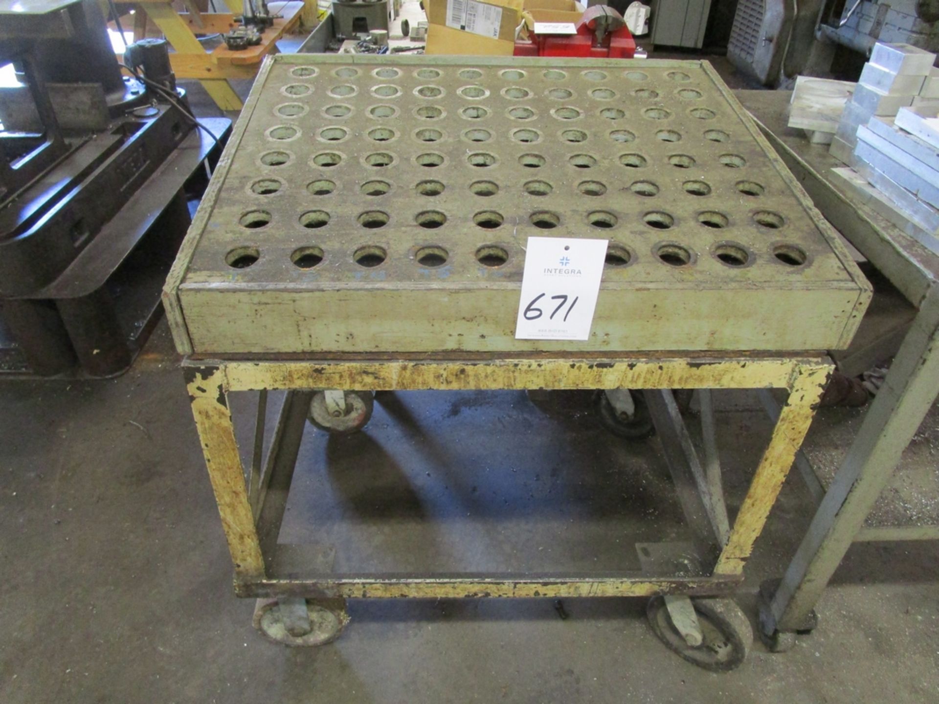 80-Position CAT 40 Tool Holder Cart