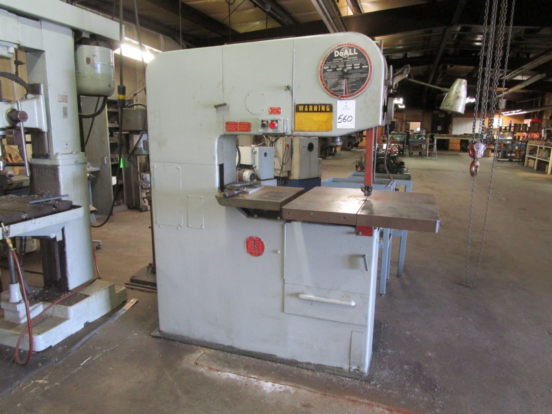 DoAll 3613-1 36" Vertical Bandsaw