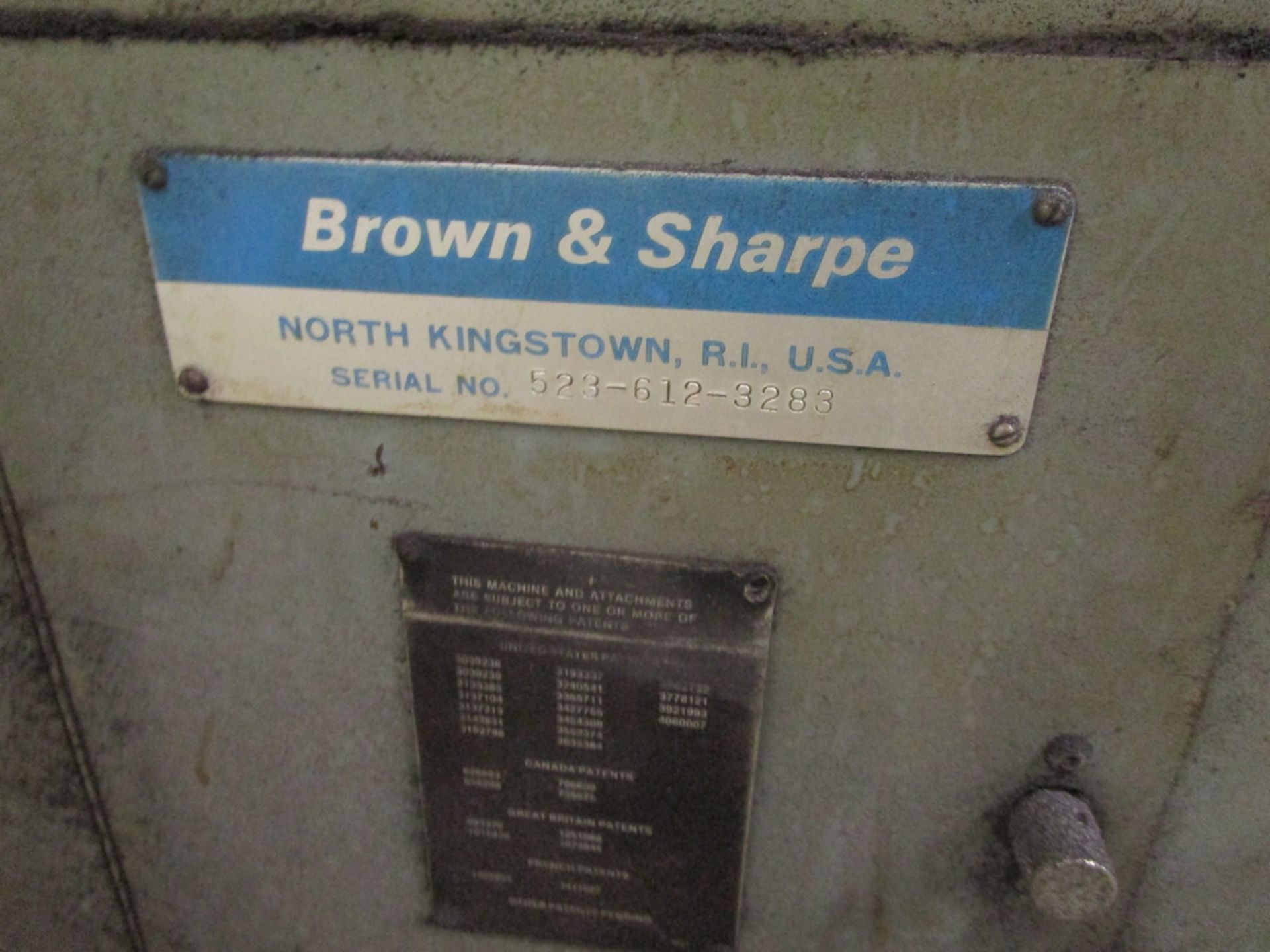 Brown & Sharpe 612 Micromaster Surface Grinder - Image 3 of 4