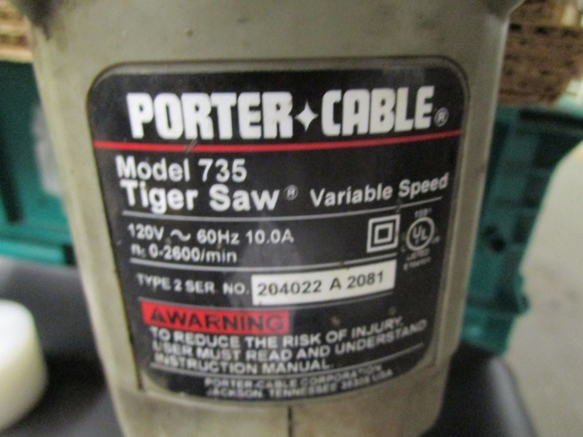 Porter Cable 735 Reciprocating Saw - Image 3 of 3