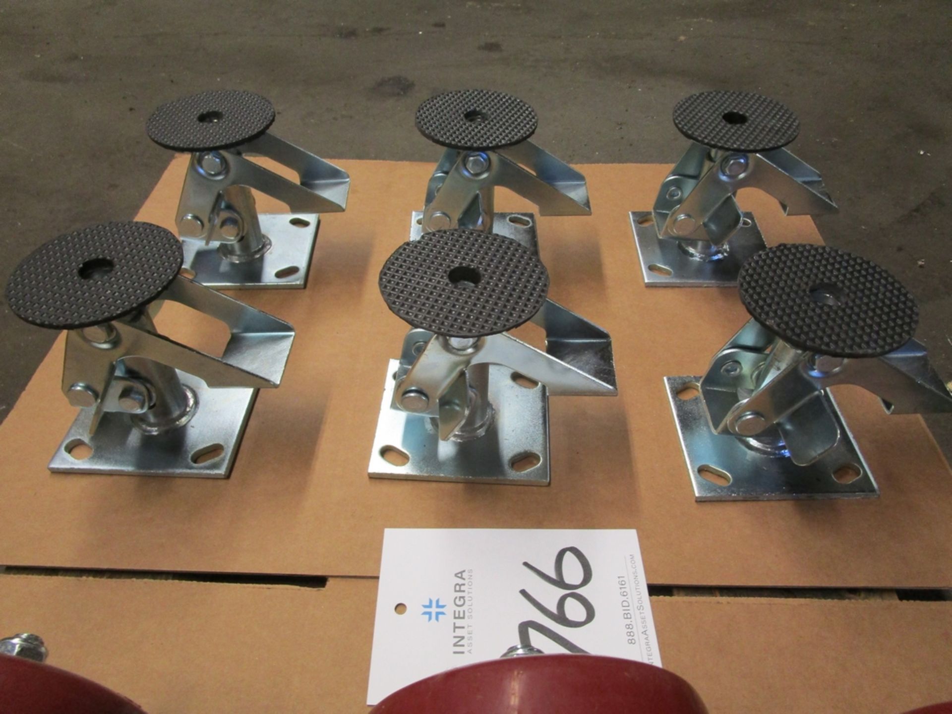 5" Nylon Locking Casters With Stops - Image 3 of 3