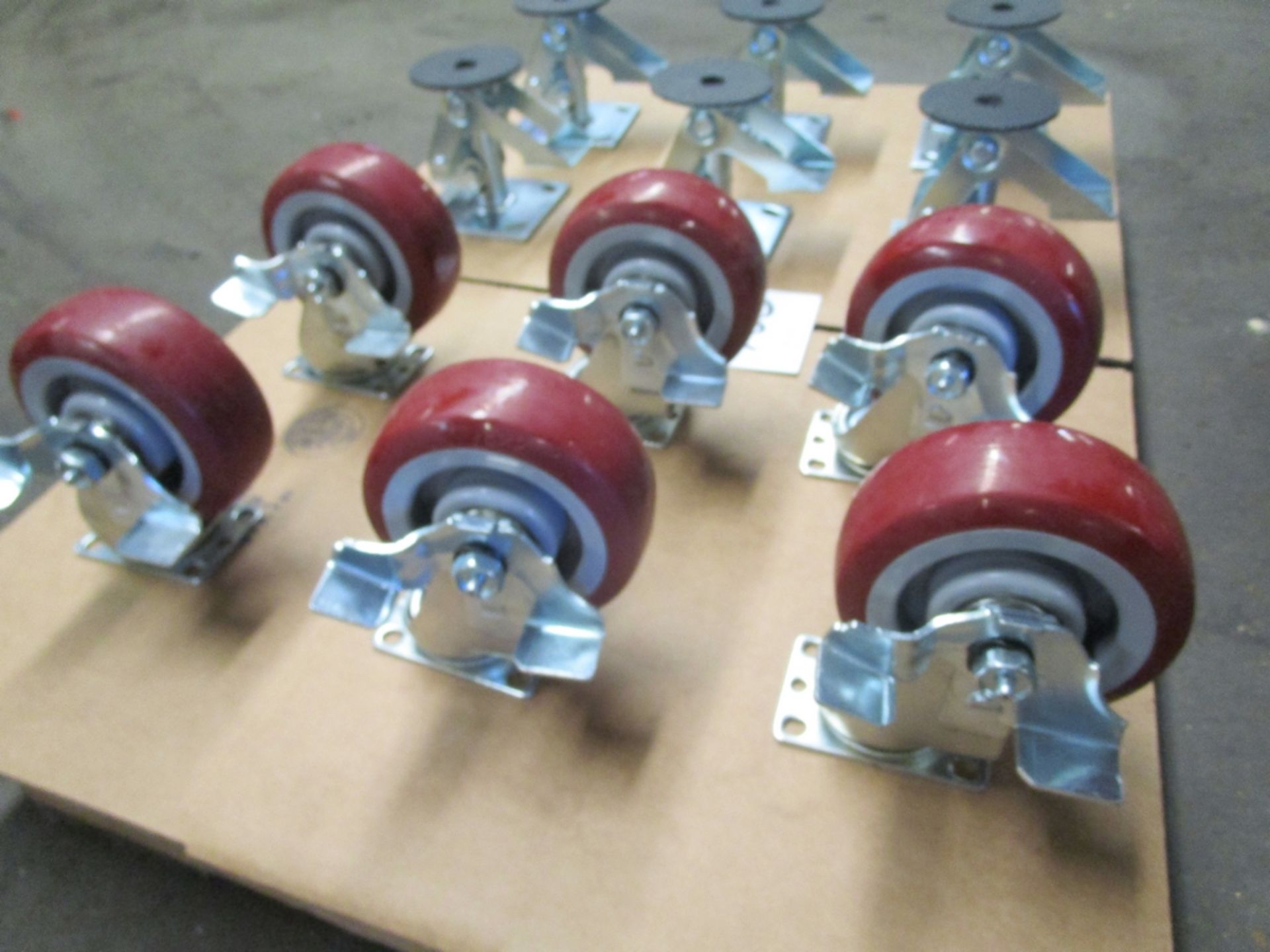 5" Nylon Locking Casters With Stops - Image 2 of 3