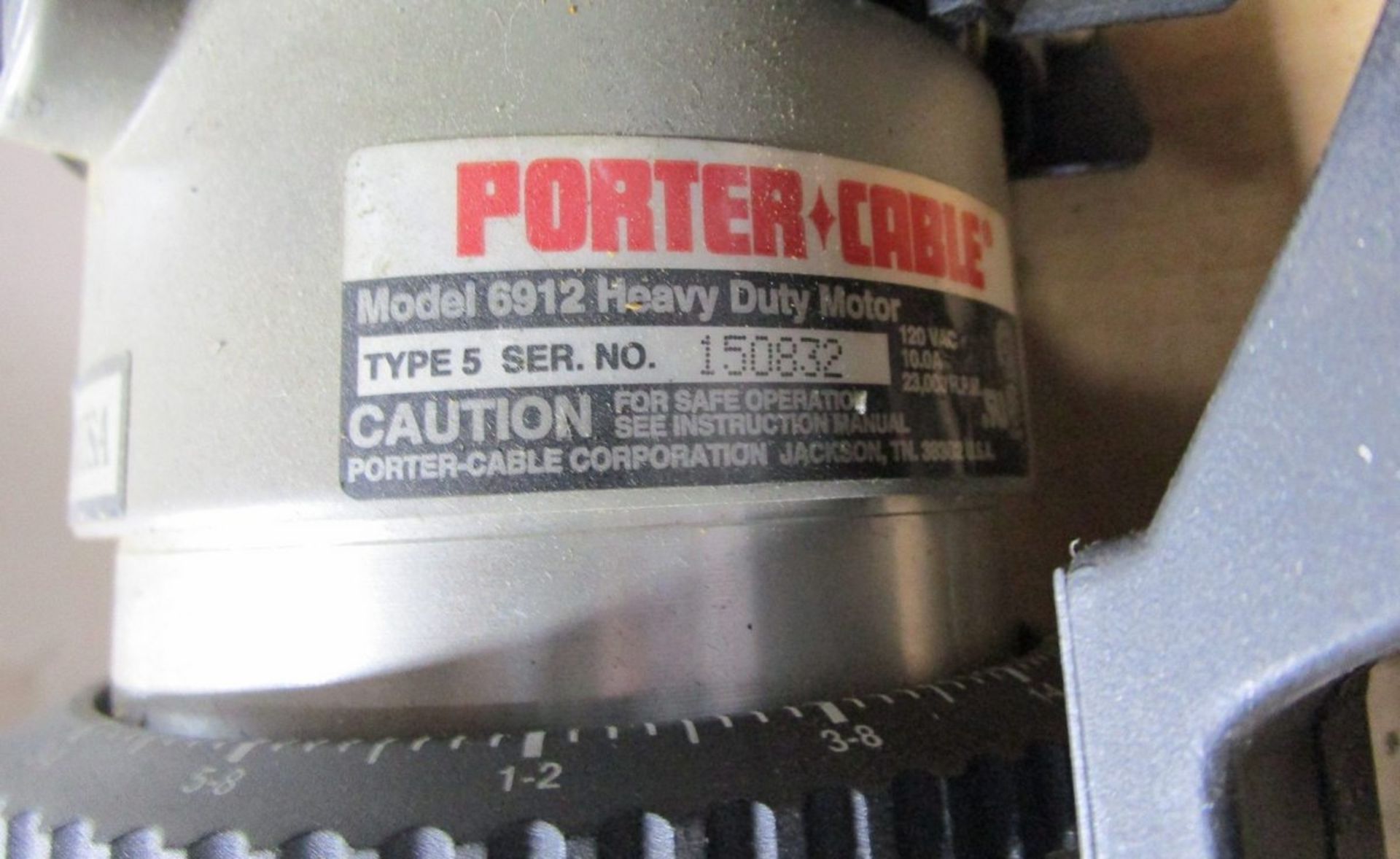 Porter Cable 1-6912 Router Base, S/N 150833 - Image 2 of 2