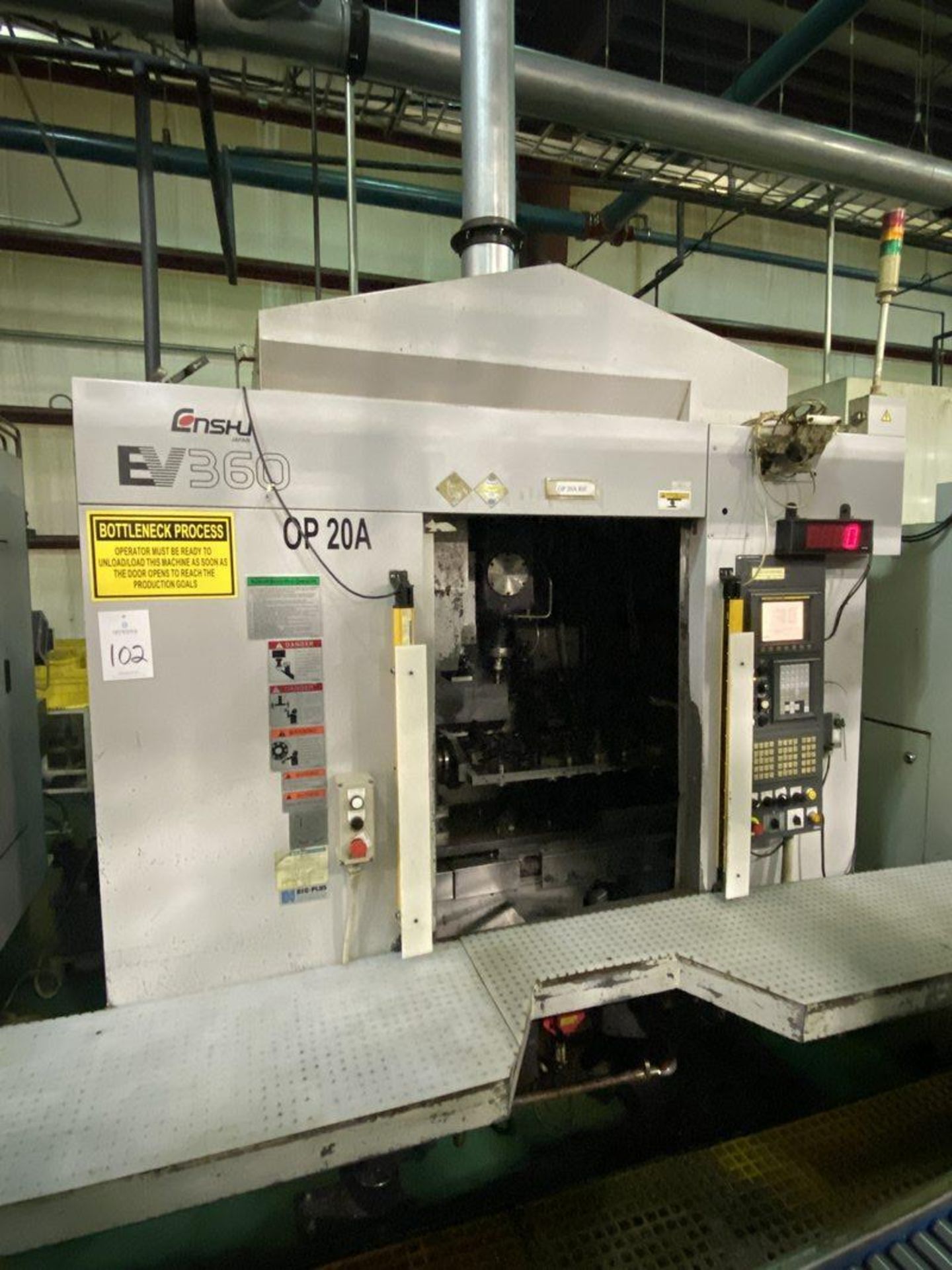 Enshu EV360 4-Axis CNC Vertical Machining Center