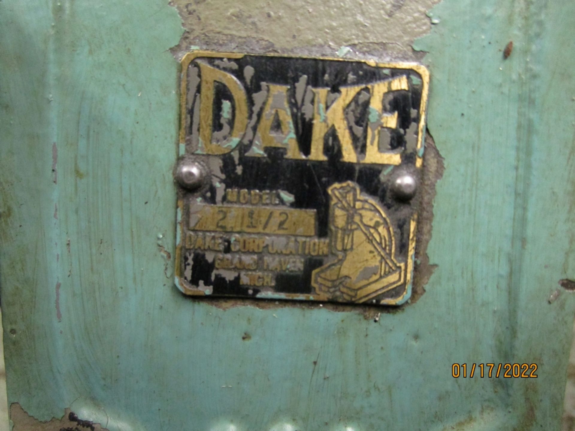 Dake 2-1/2 6-Ton Arbor Press - Image 3 of 4