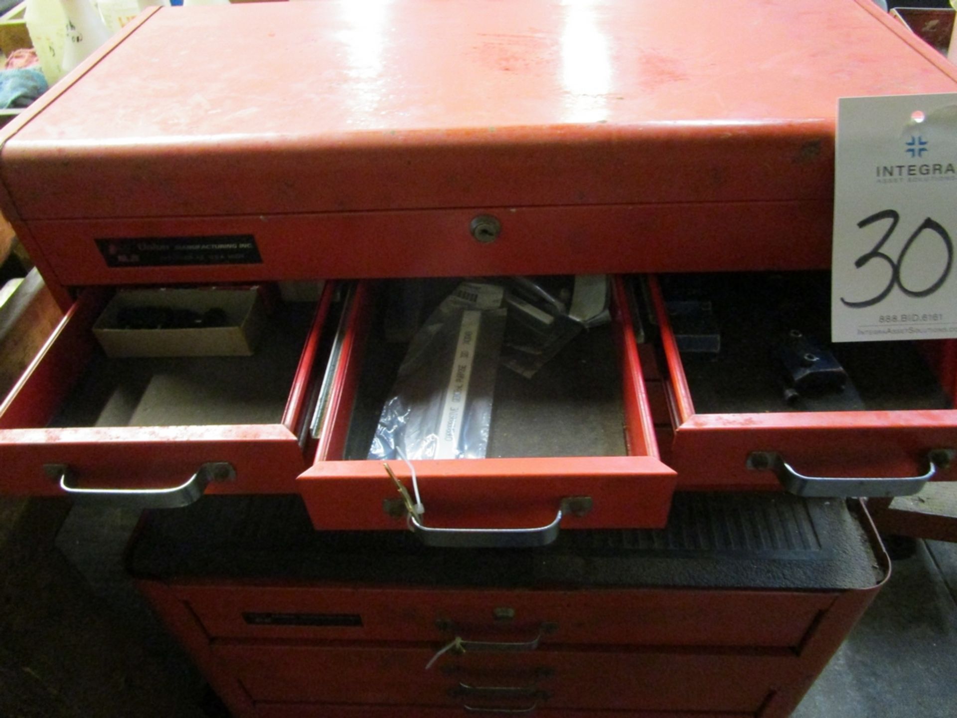 Union Mfg. Rolling Tool Chest with 5-Drawer Upper Chest - Image 3 of 4