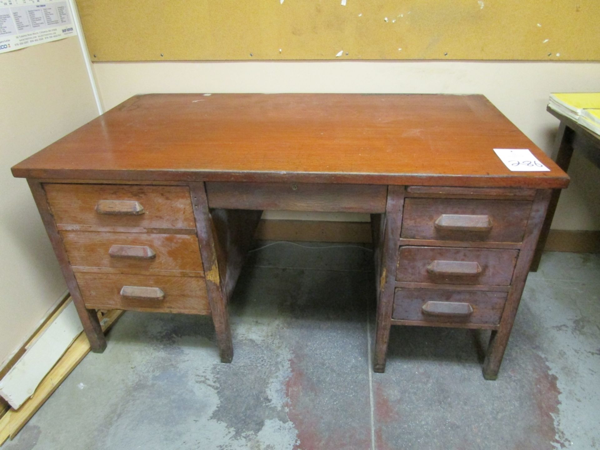 Wood Desk 60" x 48"