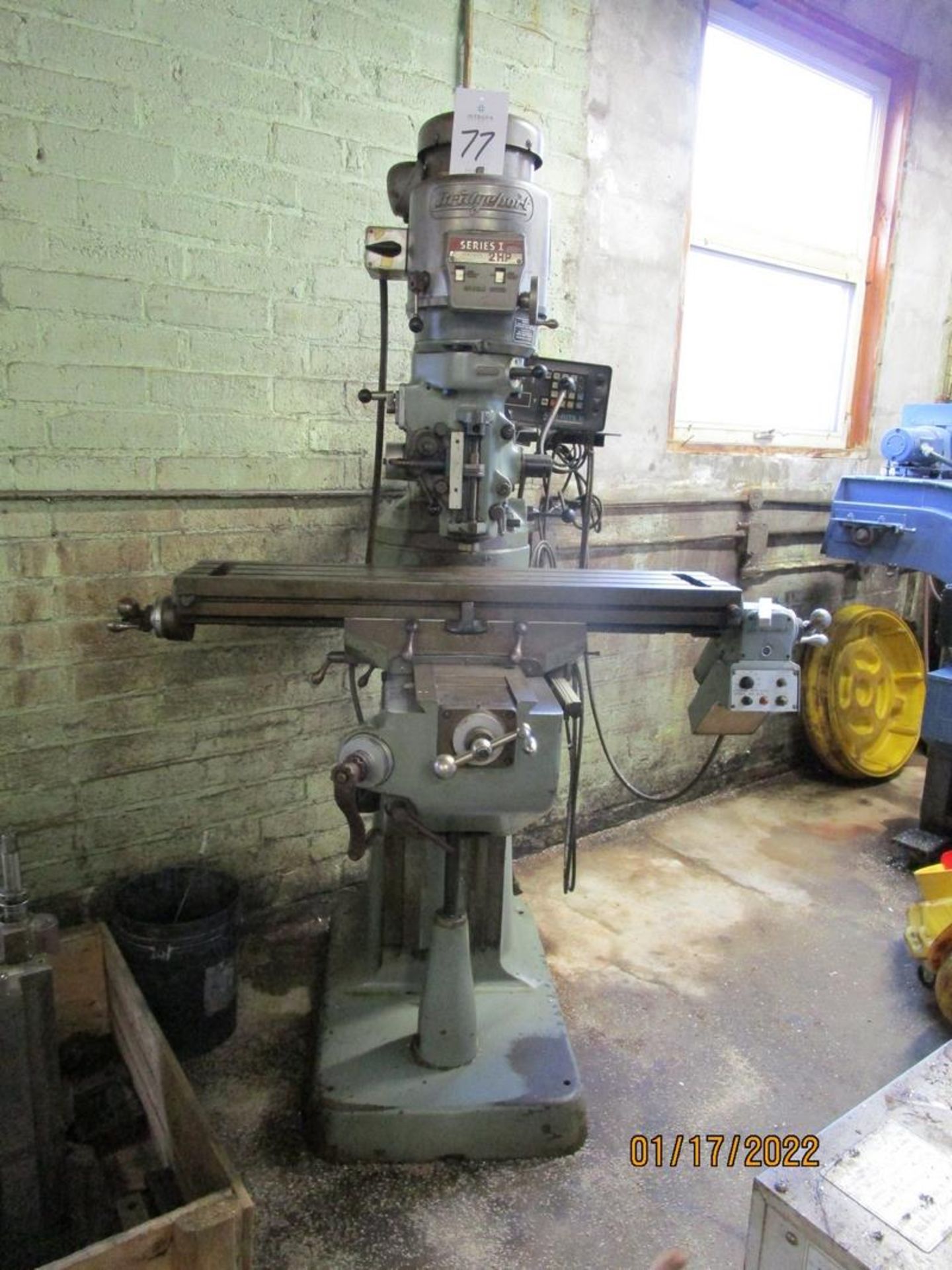 Bridgeport 2 hp Vertical Mill, S/N BR234083