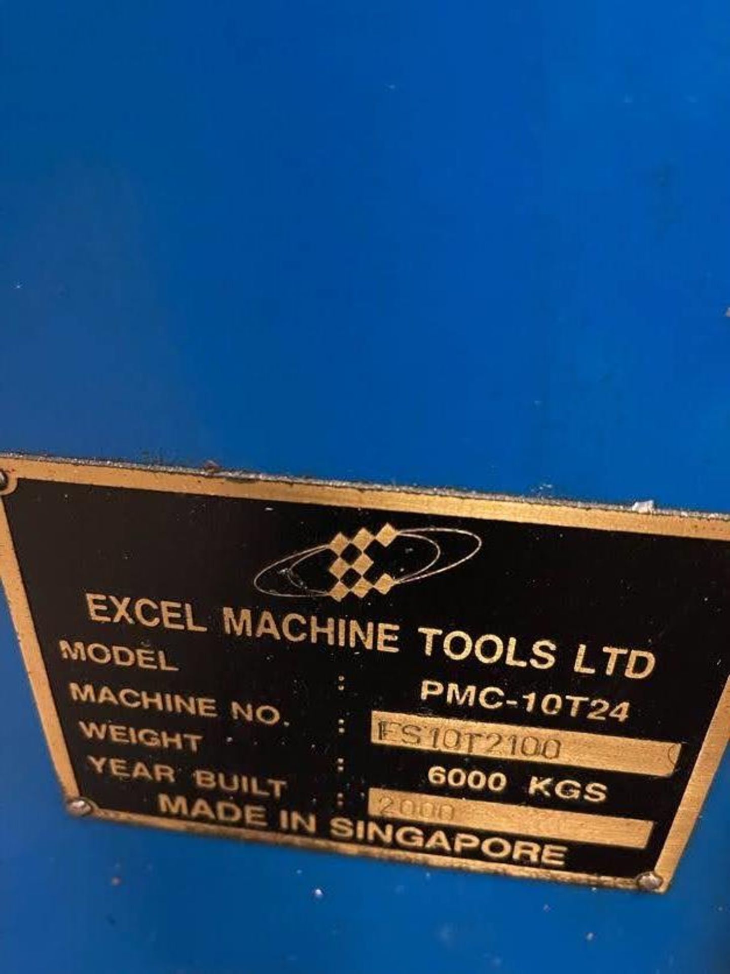 Excel PMC-10T24 CNC Vertical Machining Center, S/N ES10T2130, 2000 - Image 4 of 12