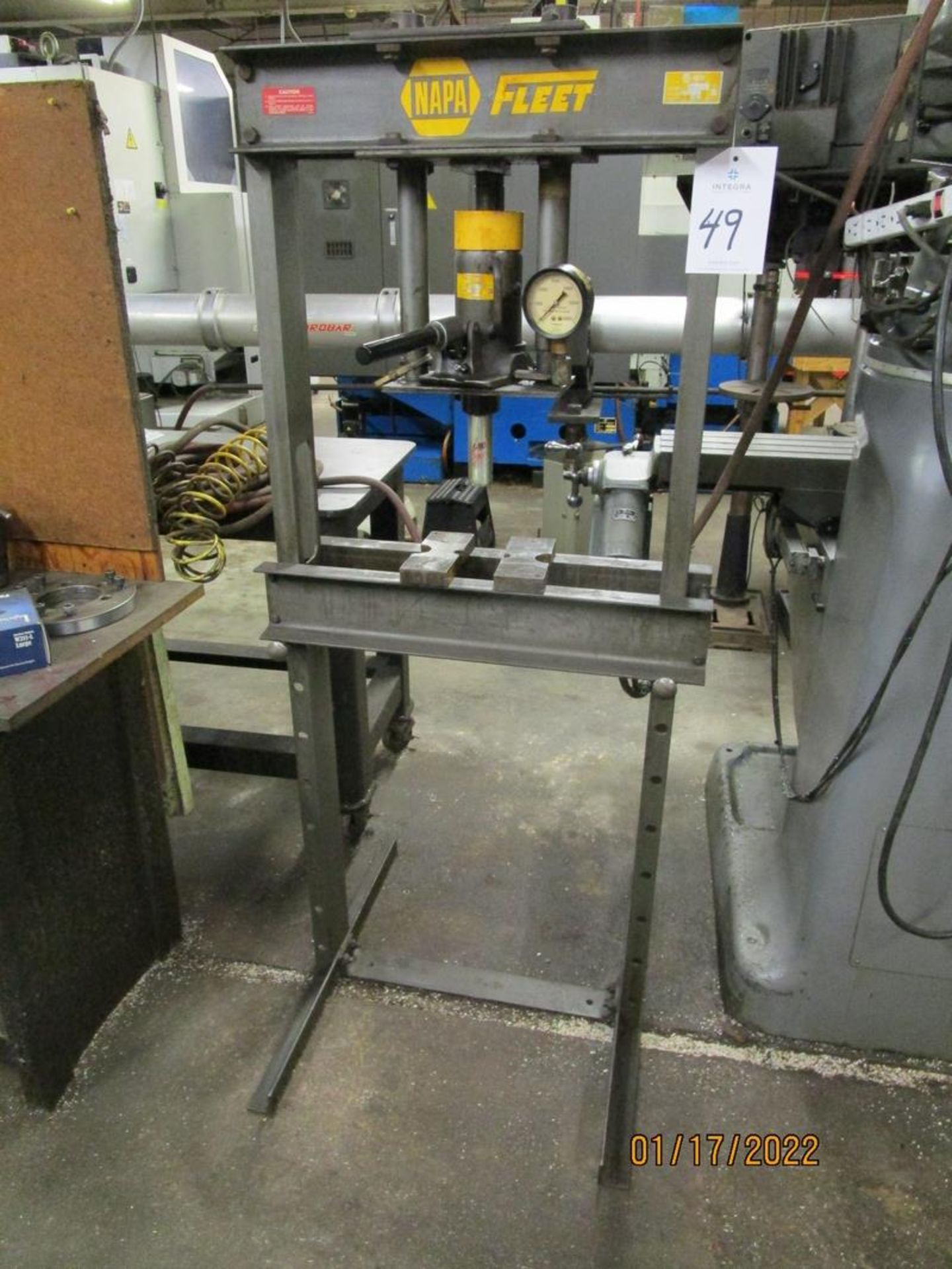 Napa 91-615 15-Ton H-Frame Shop Press