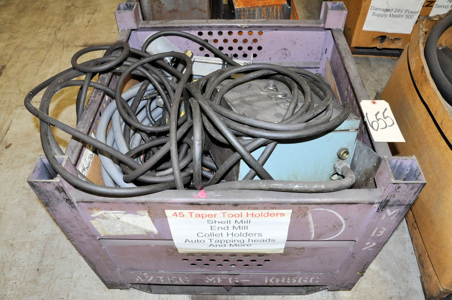 Lot-Control Box, Hose, Wiring, etc. in (1) Steel Tub