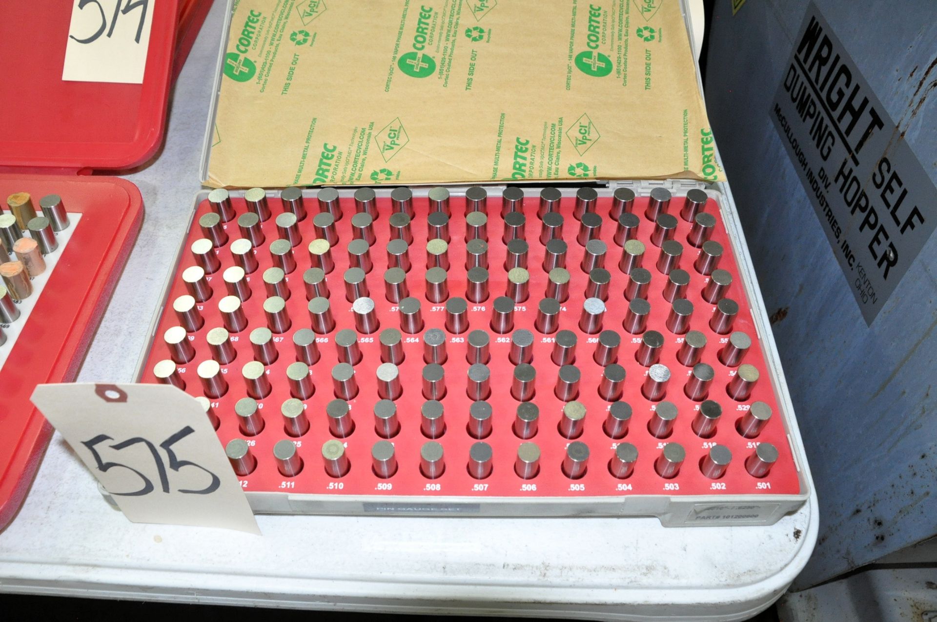 Vermont .501 - .625 Pin Gage Set