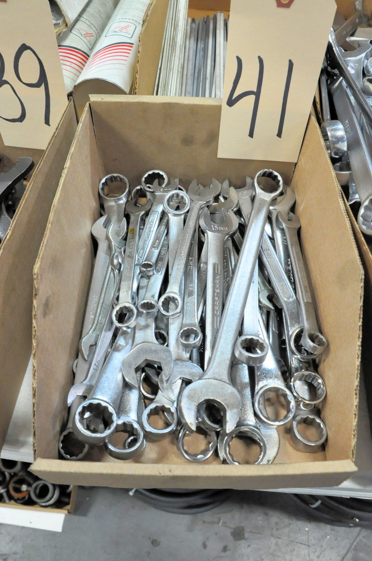 Lot-Small Standard Mechanic Wrenches