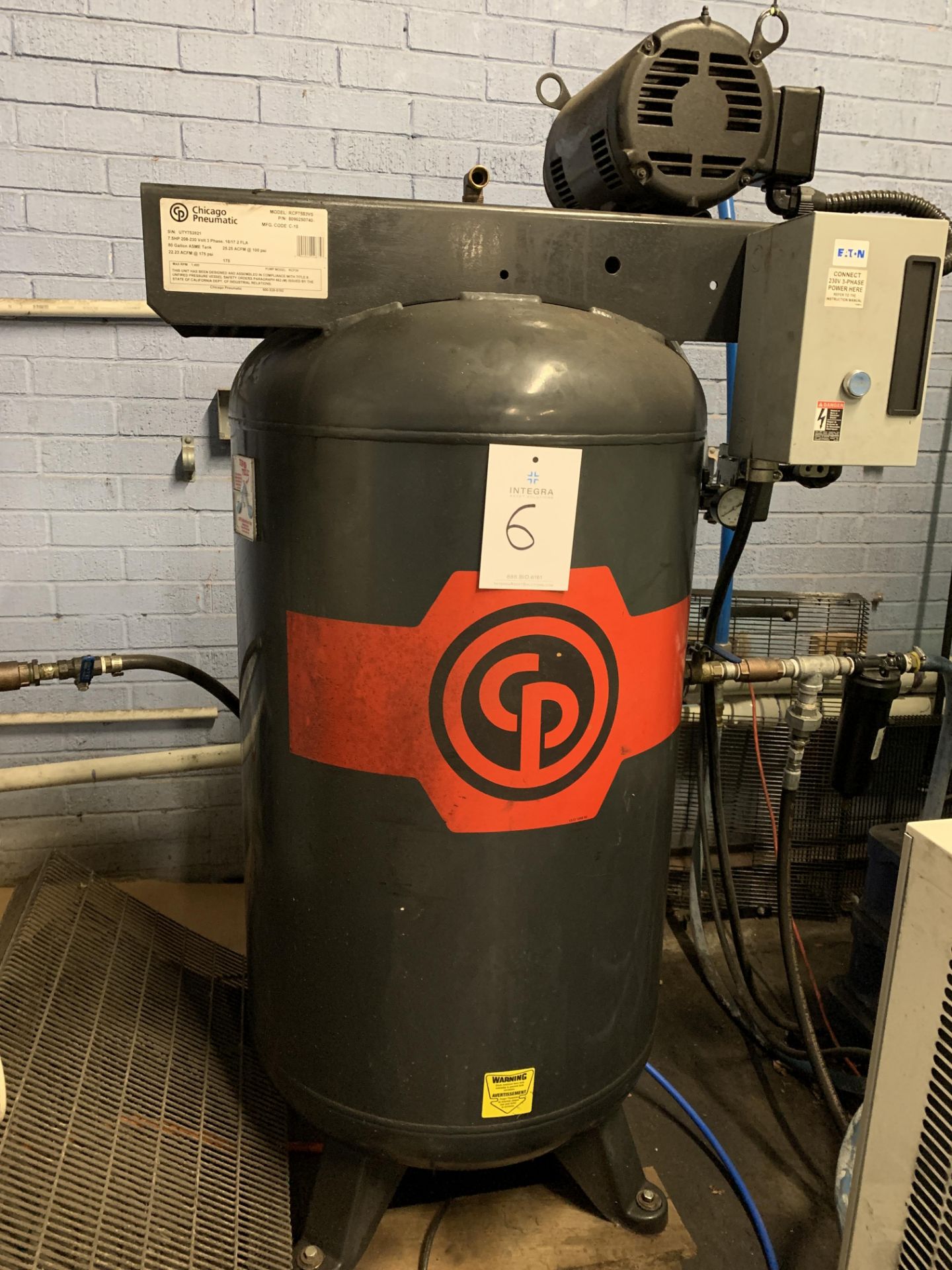 Chicago Pneumatic 80 Gallon Air Compressor
