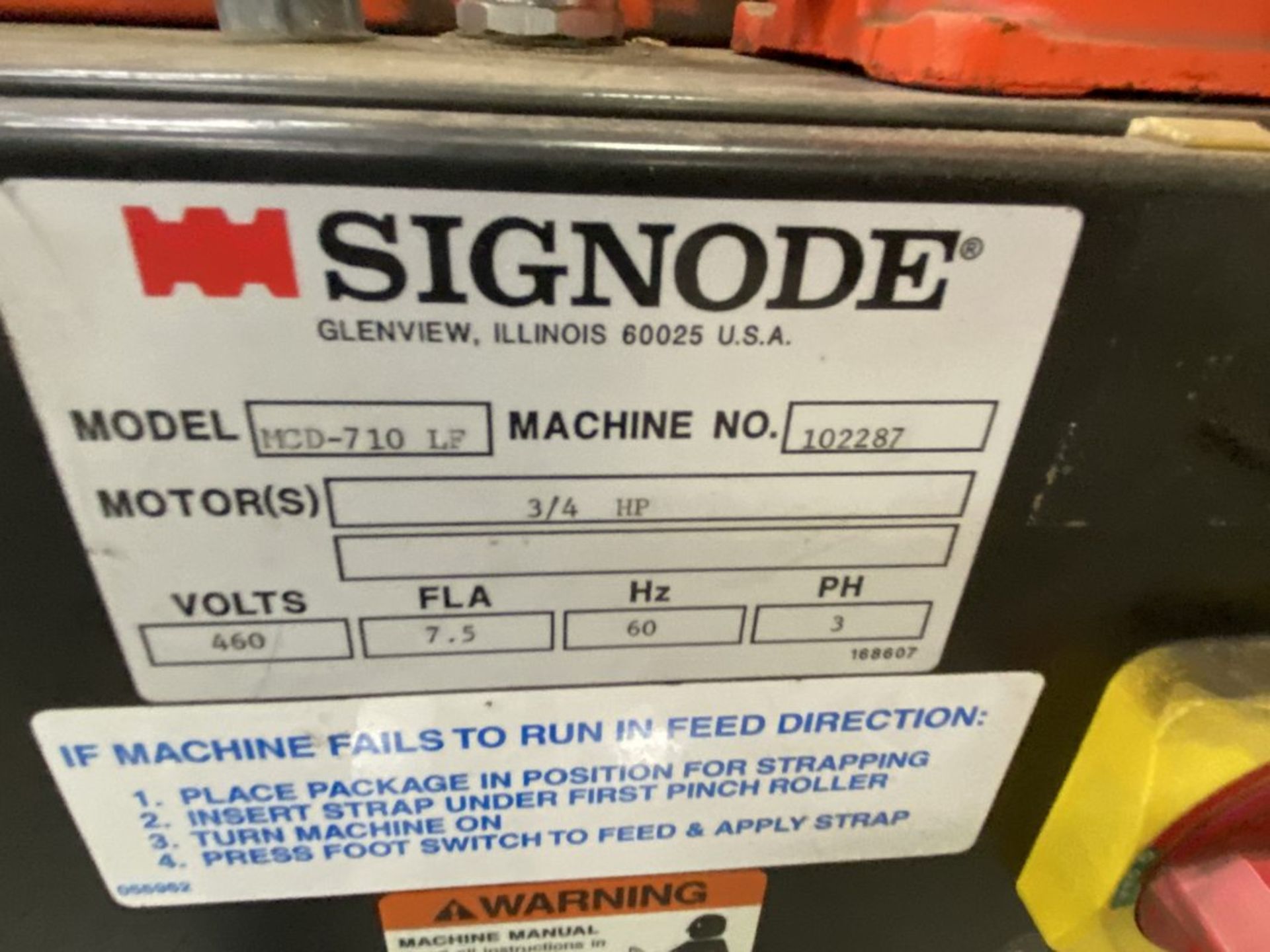 Signode MCD-710LF Strapping Machine - Image 2 of 2