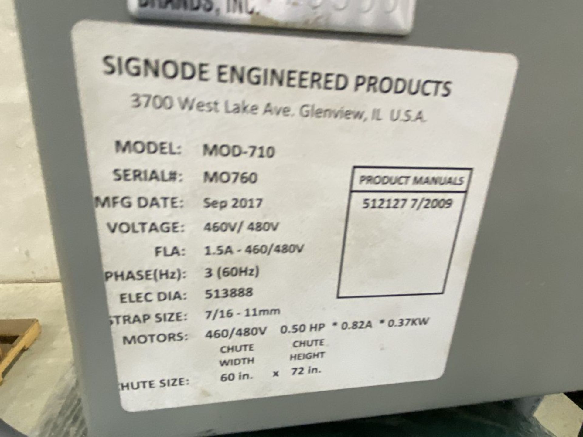 Signode MOD710 Strapping Machine - Image 2 of 2