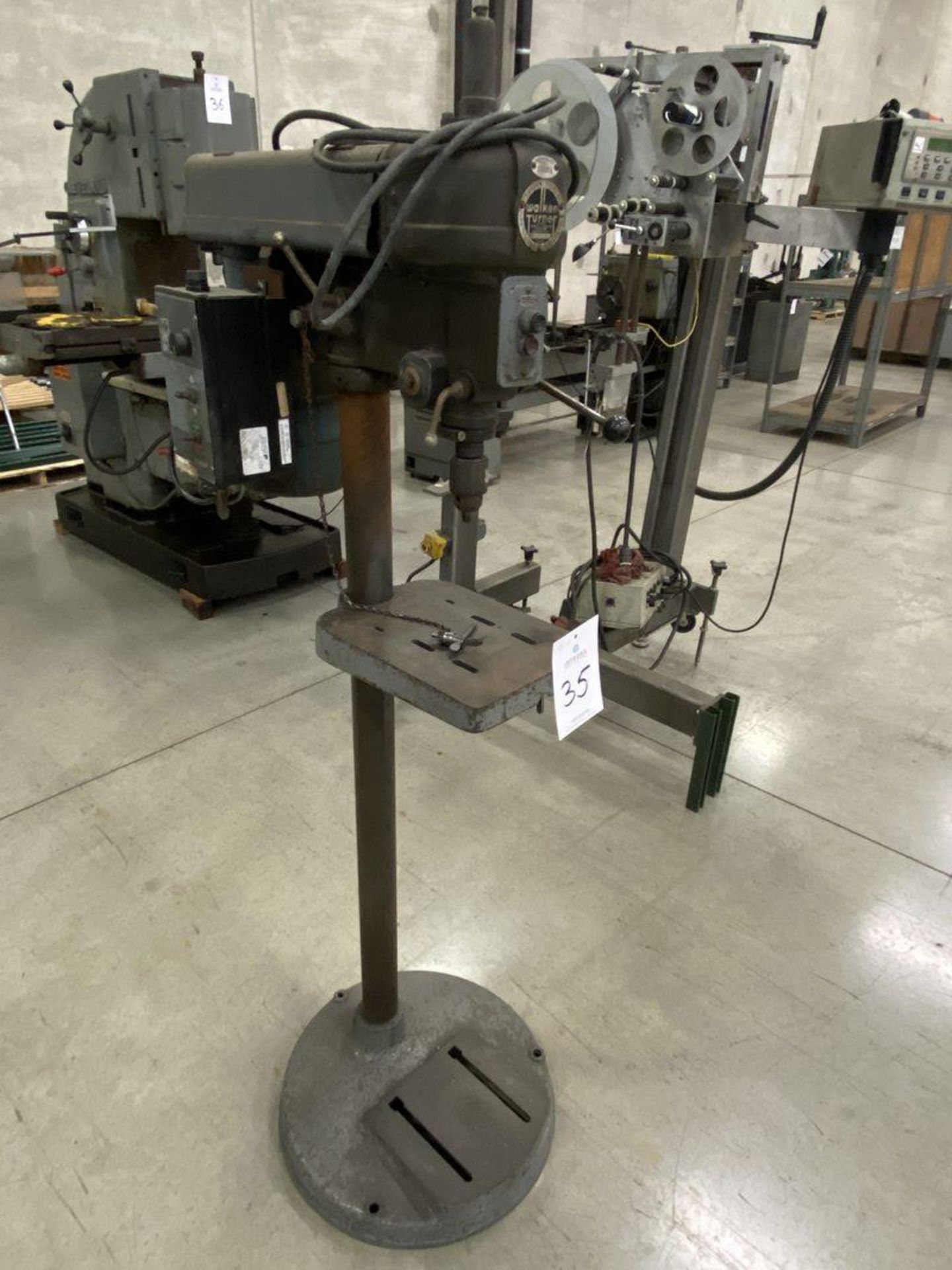 Walker Turner 1/2-HP Pedestal Drill Press