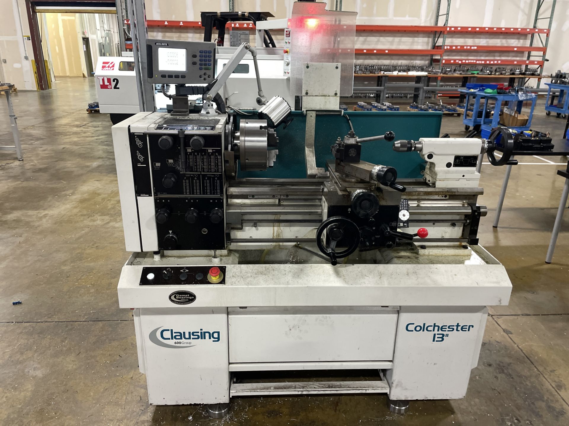 Clausing-Colchester 8026J 13" x 25" Engine Lathe - Image 2 of 9