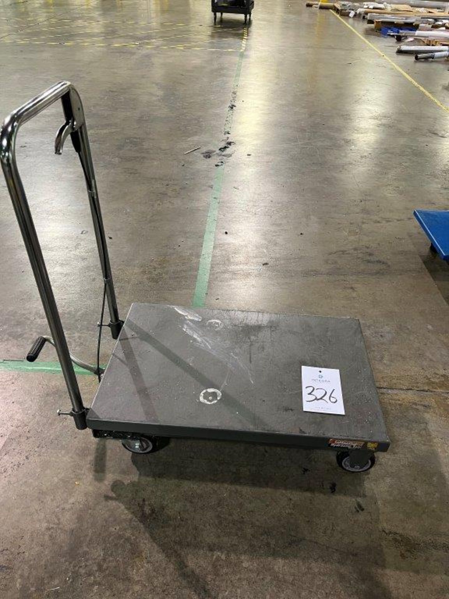 Pittsburgh Hydraulic Lift Cart