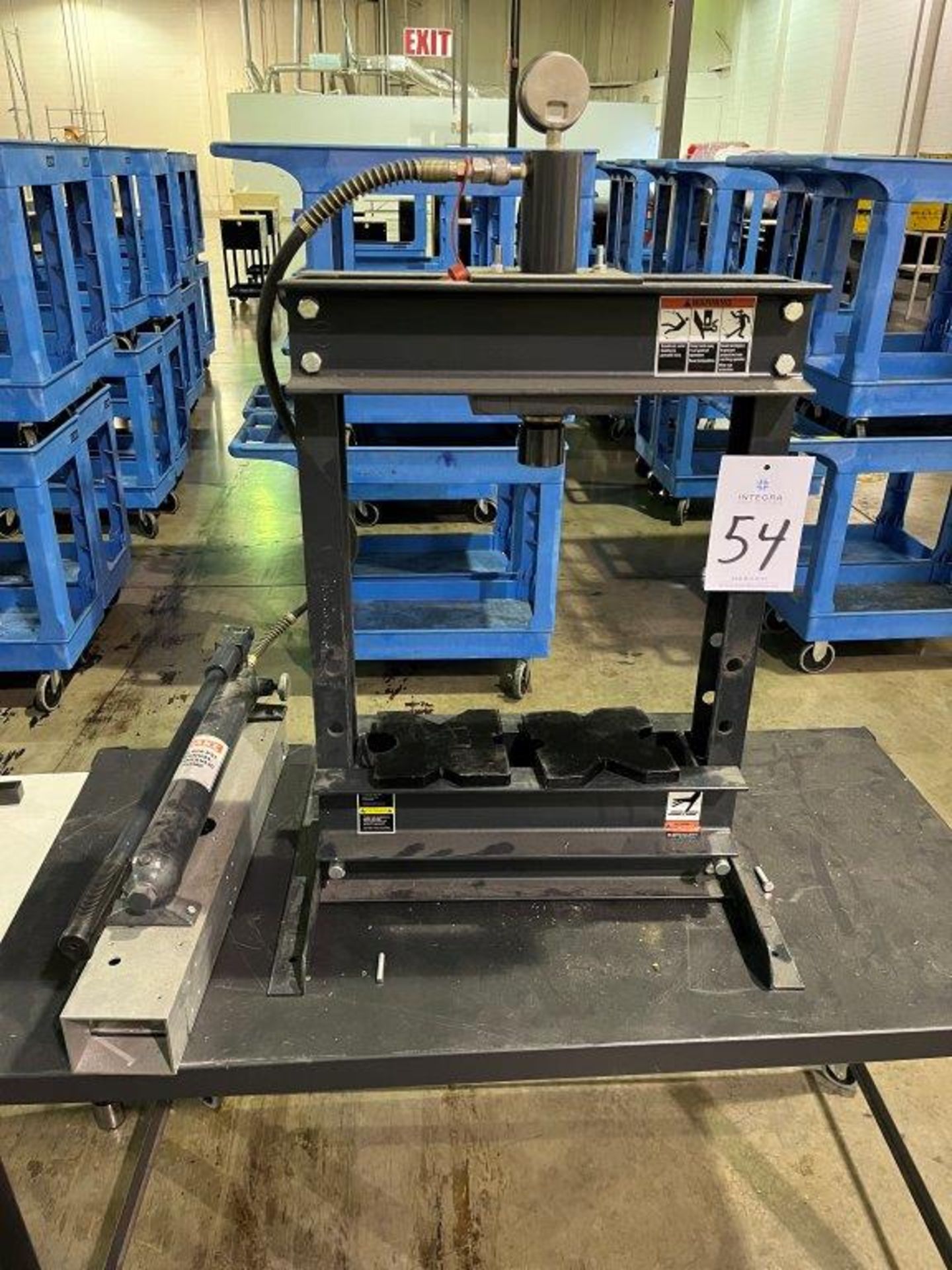 Dake 10-Ton Hydraulic Bench Press