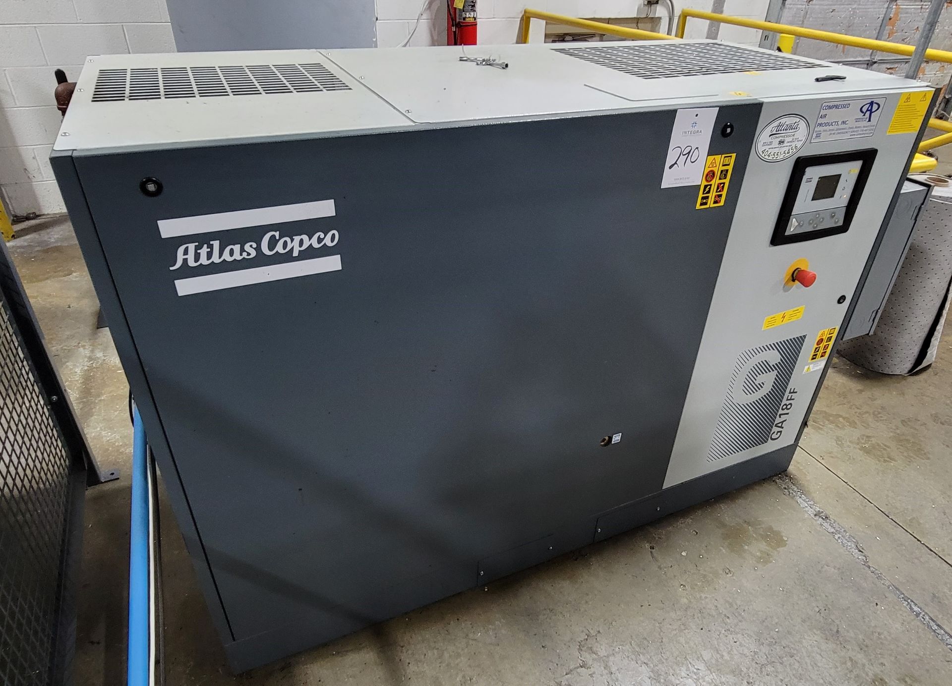 Atlas Copco GA18FF 25-HP Rotary Screw Air Compressor (Late Delivery) - Image 2 of 5