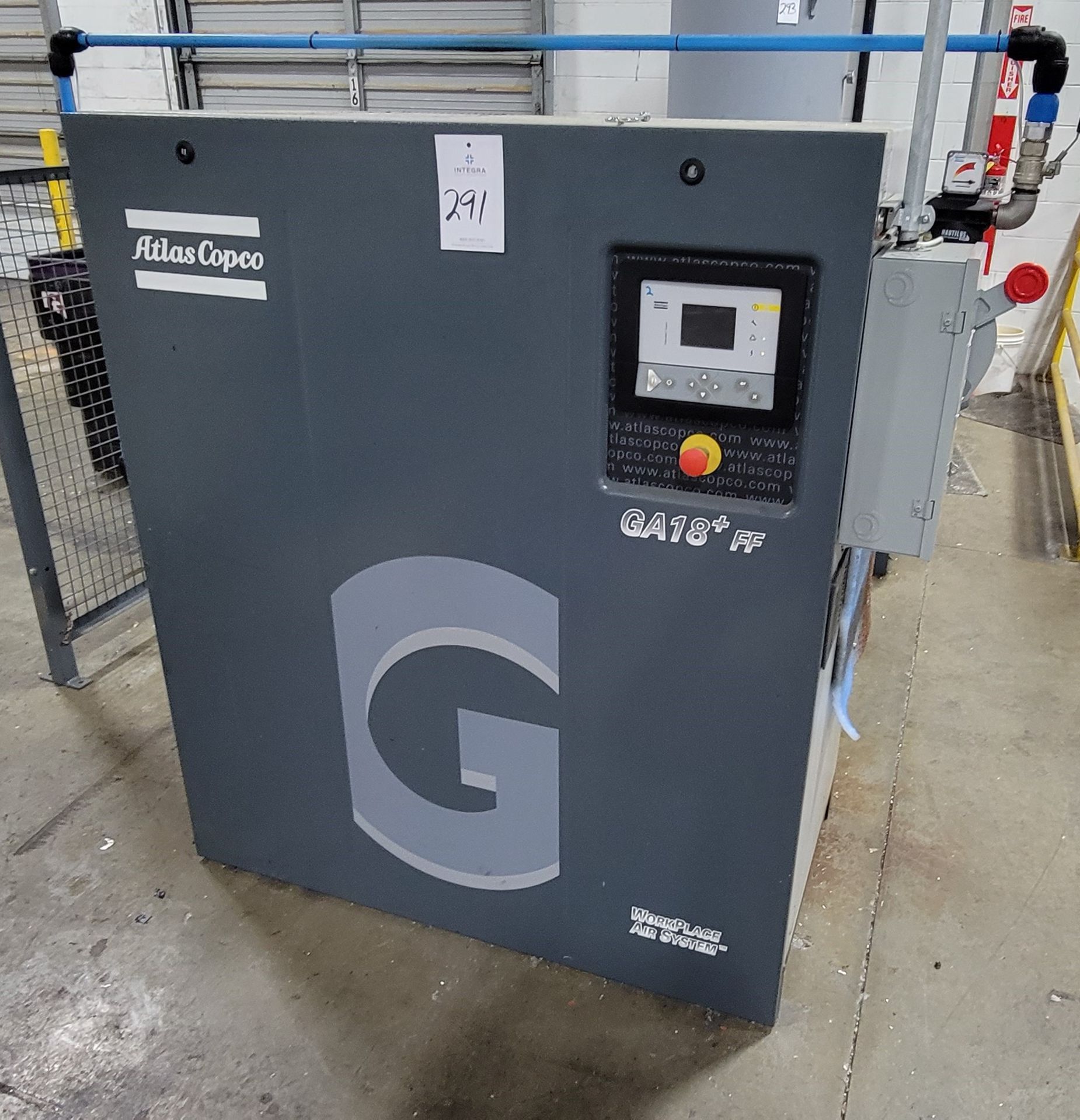 Atlas Copco GA18+FF 25-HP Rotary Screw Air Compressor (Late Delivery)