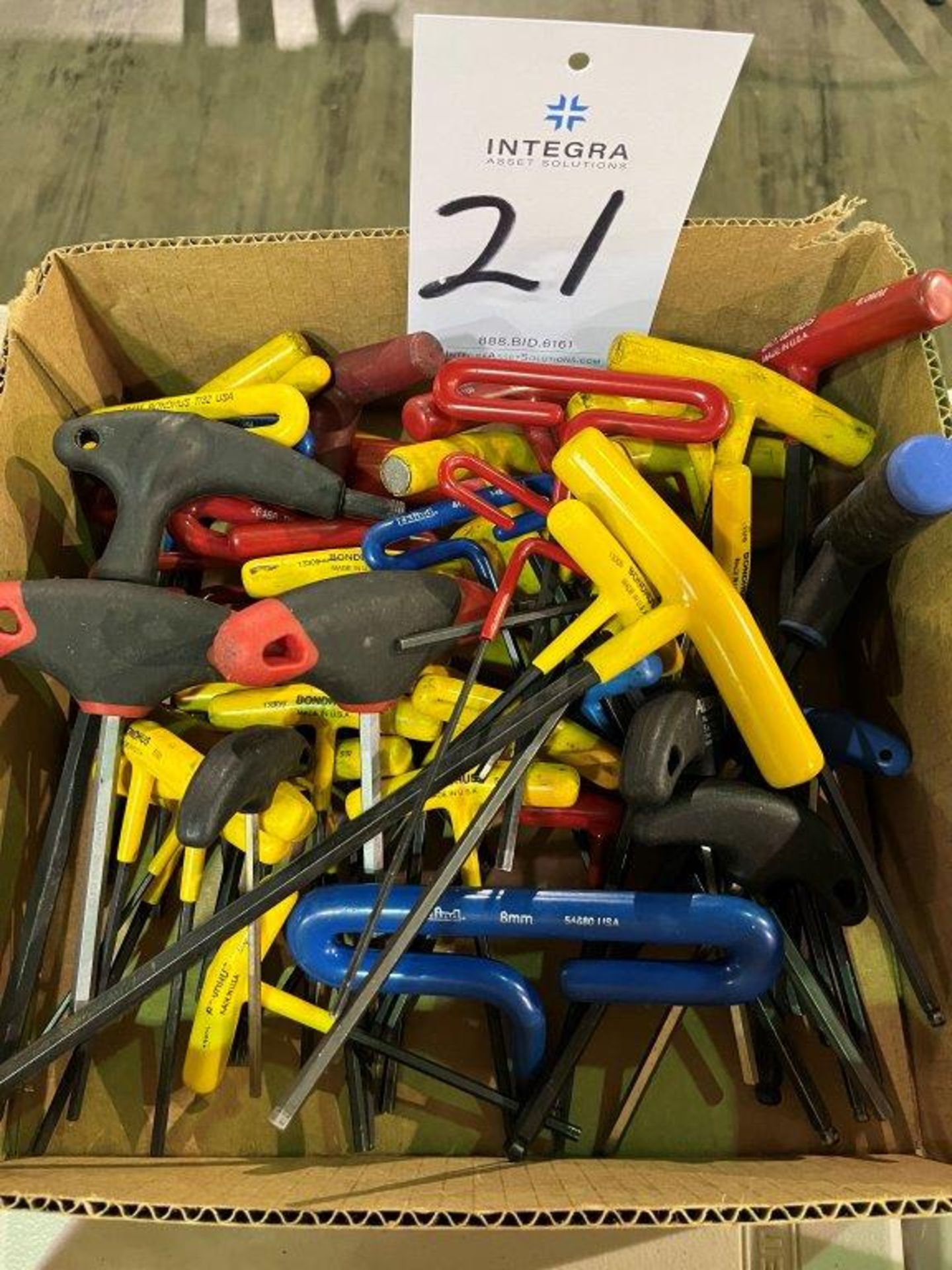 Lot of Assorted T-Handle Allen Wrenches