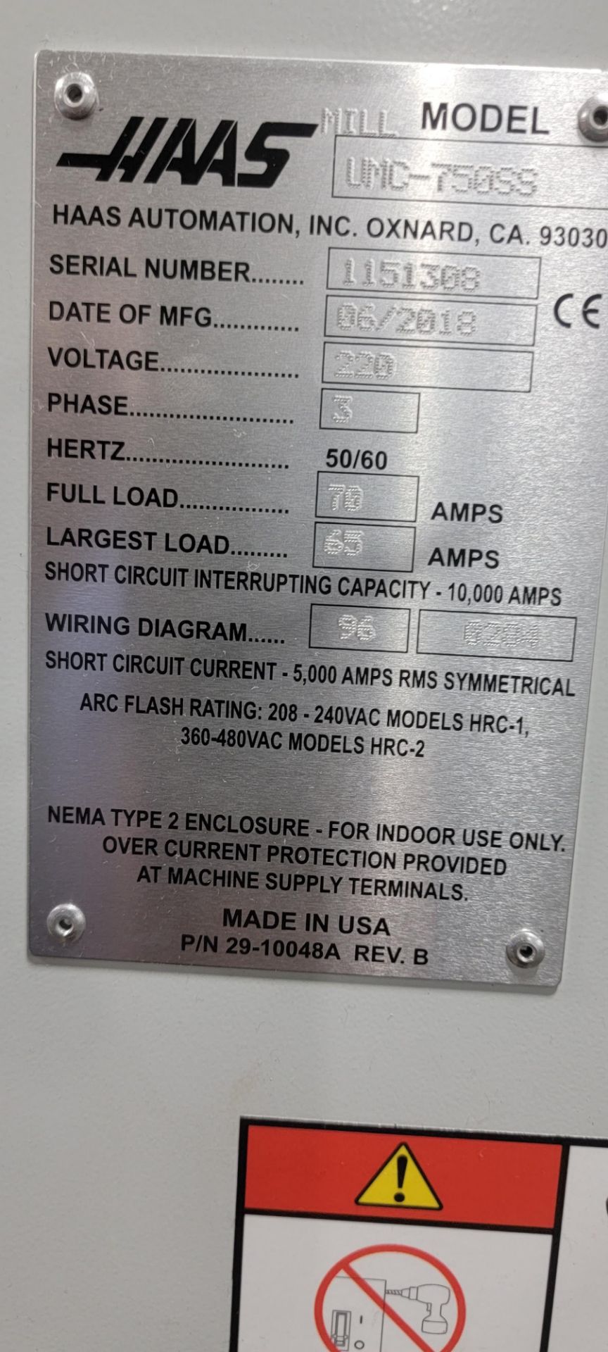 Haas UMC-750SS 5-Axis CNC Universal Machining Center - Image 21 of 21