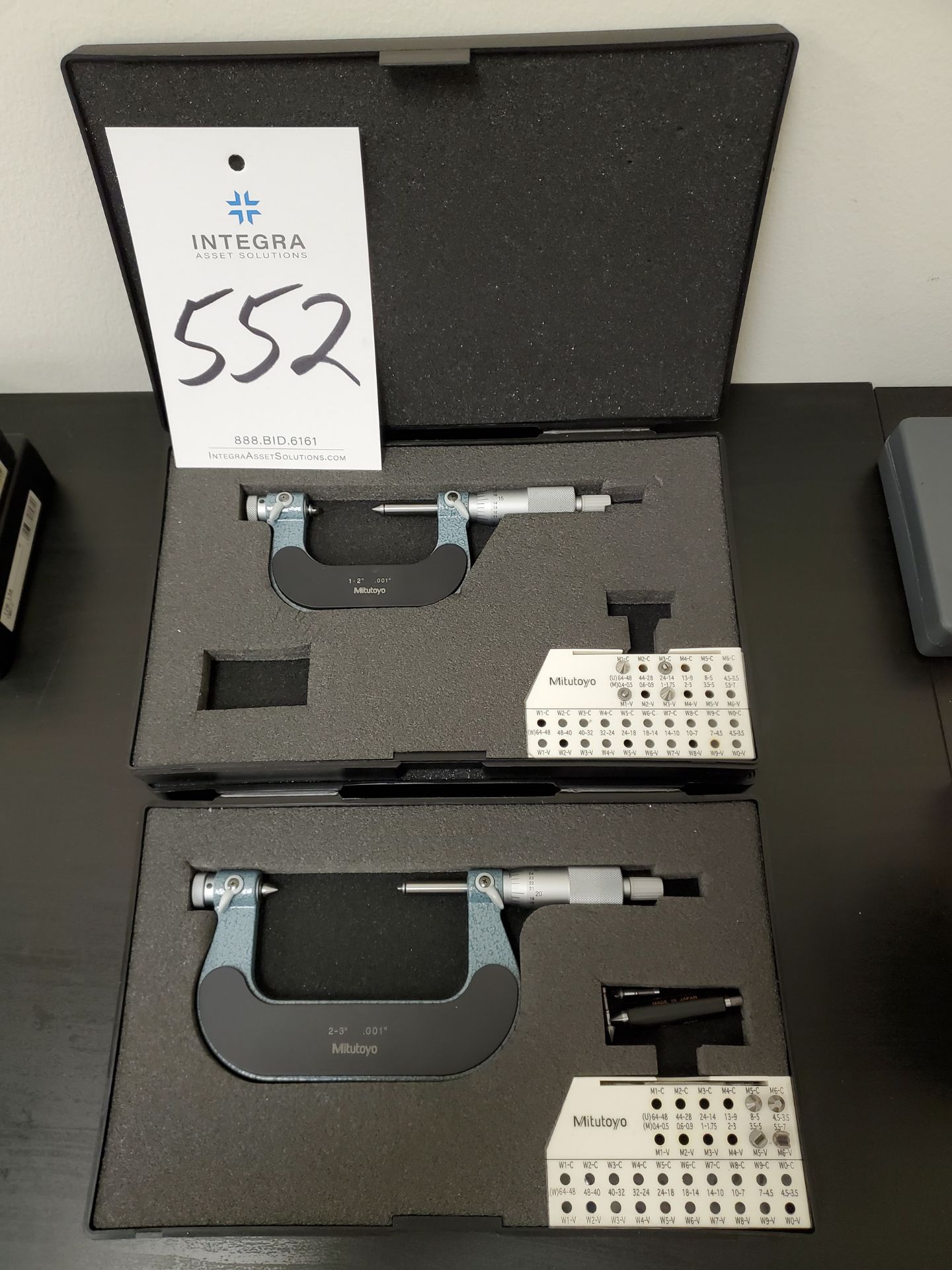 (2) Mitutoyo Thread Micrometers