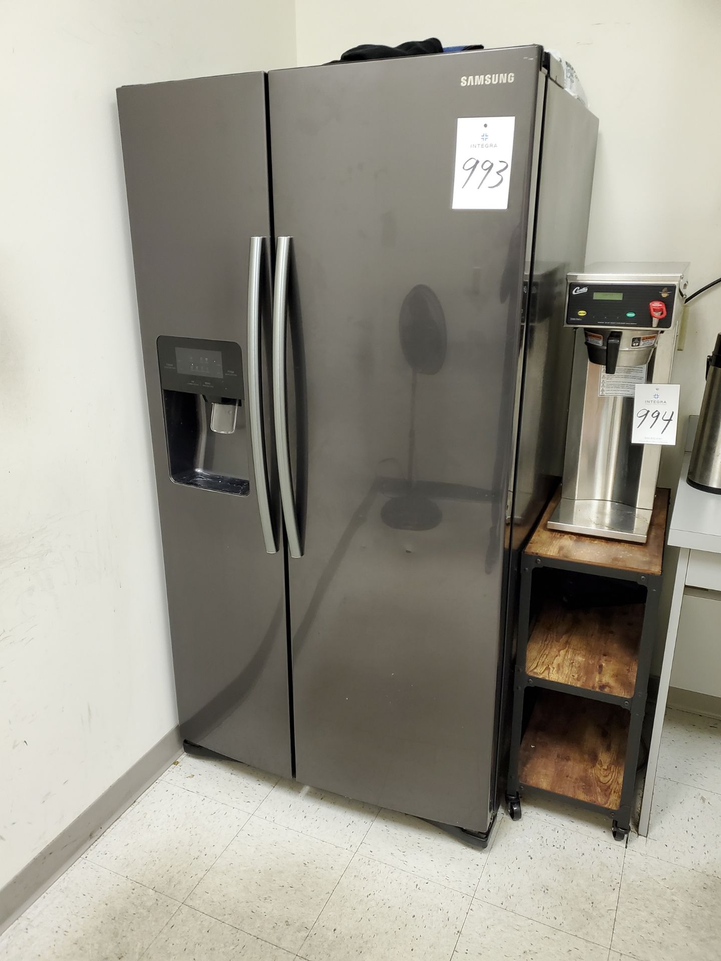 Samsung #RS25J500DSG/AA Side By Side Refridgerator/Freezer