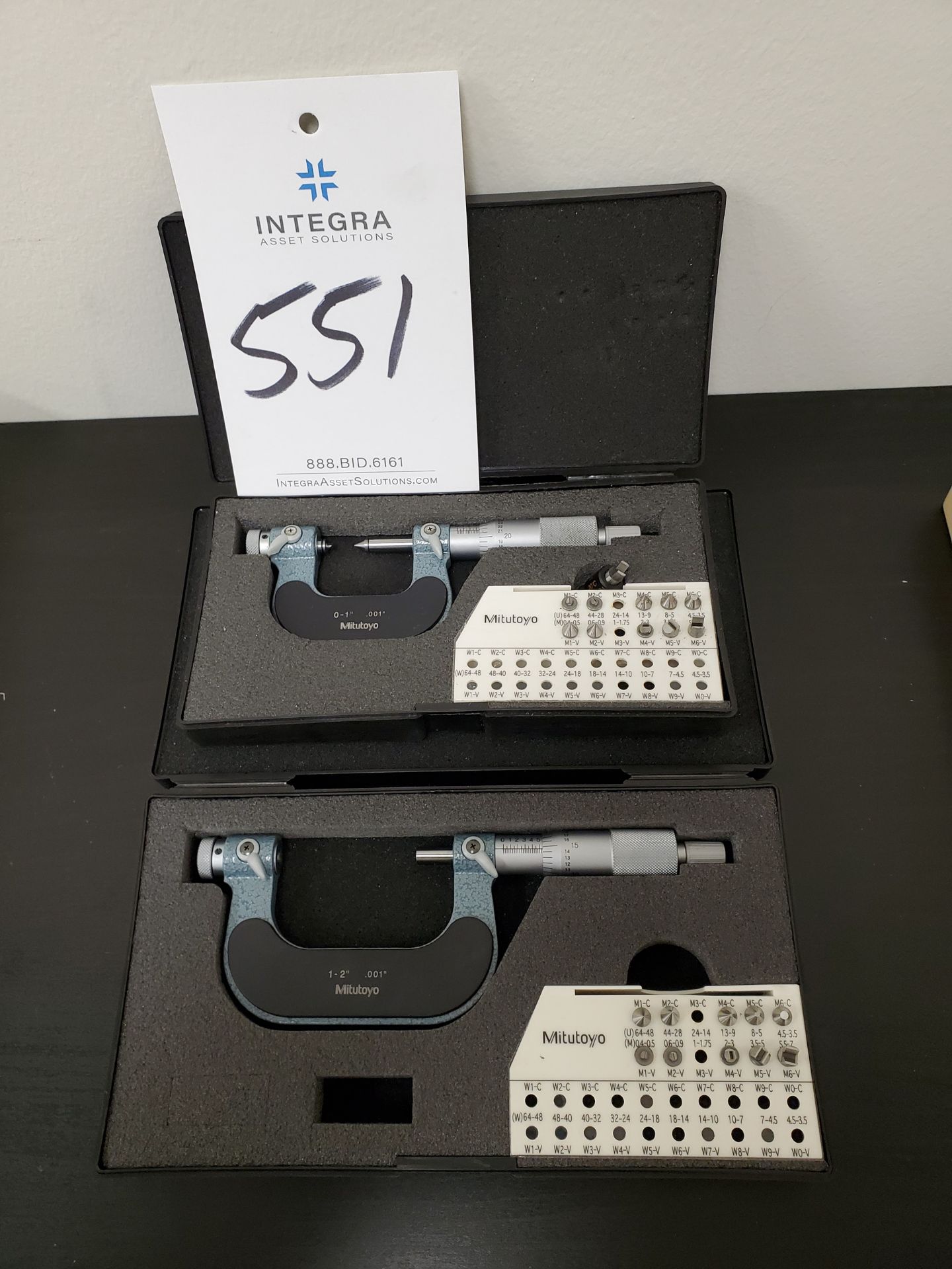 (2) Mitutoyo Thread Micrometers