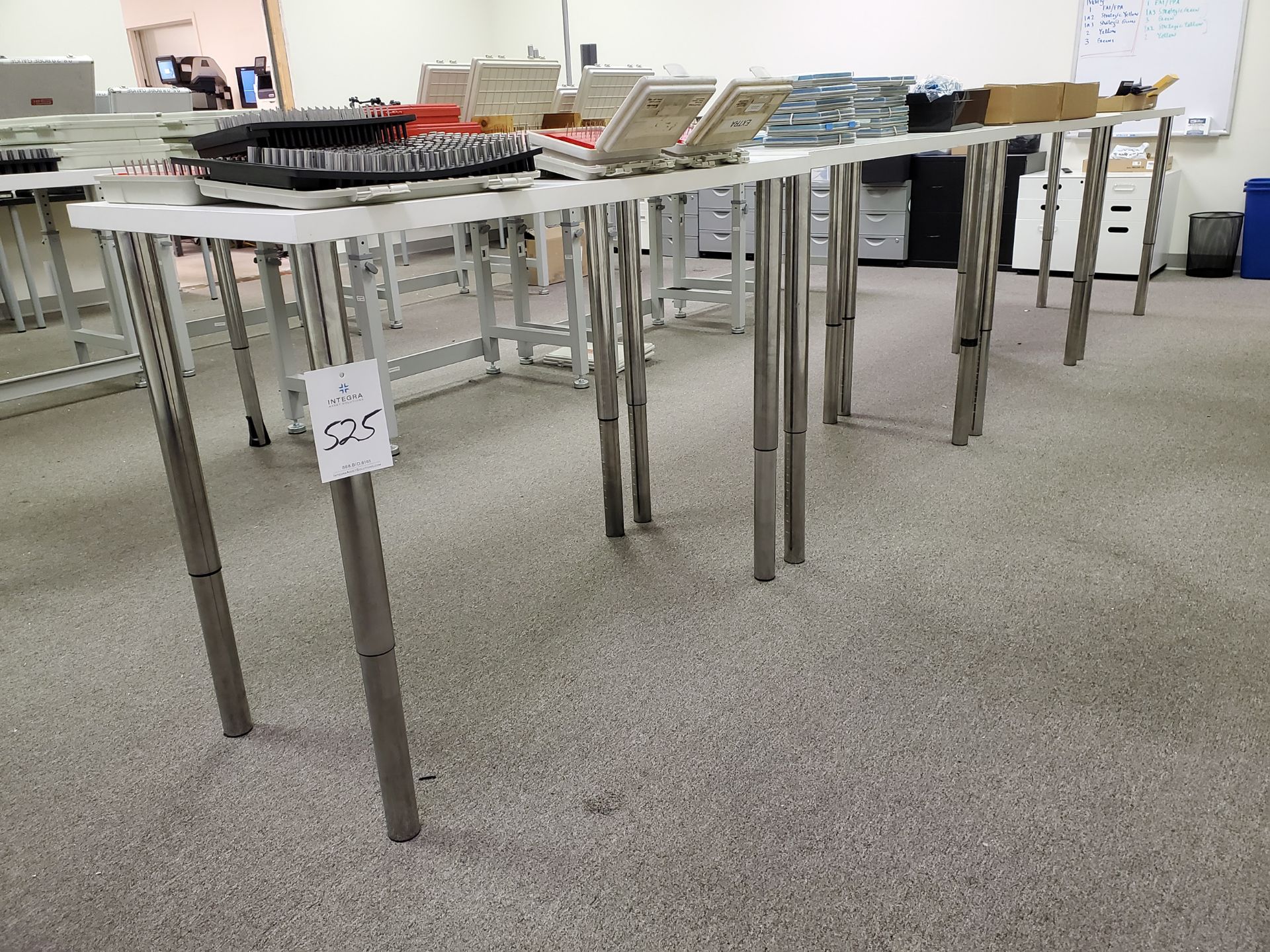 (5) 24" x 47" x 29" Adjustable Height Tables