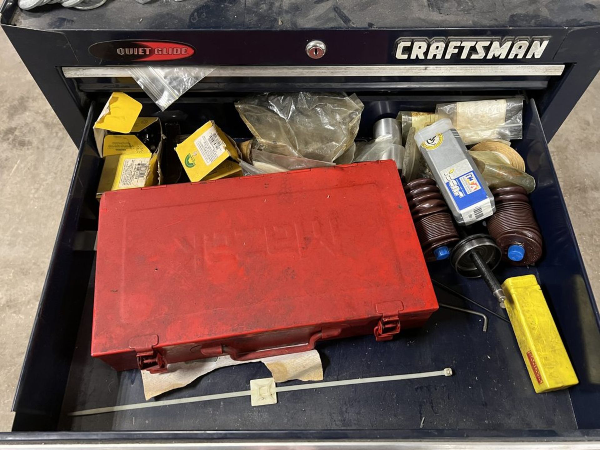 Craftsman Rolling Tool Box with Contents - Image 4 of 8