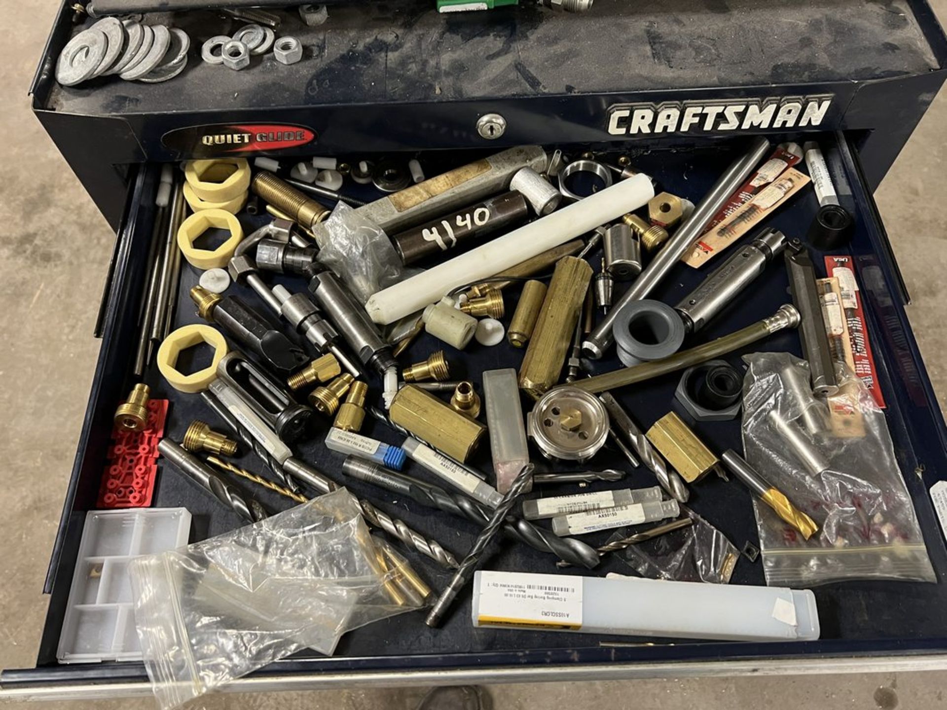 Craftsman Rolling Tool Box with Contents - Image 3 of 8