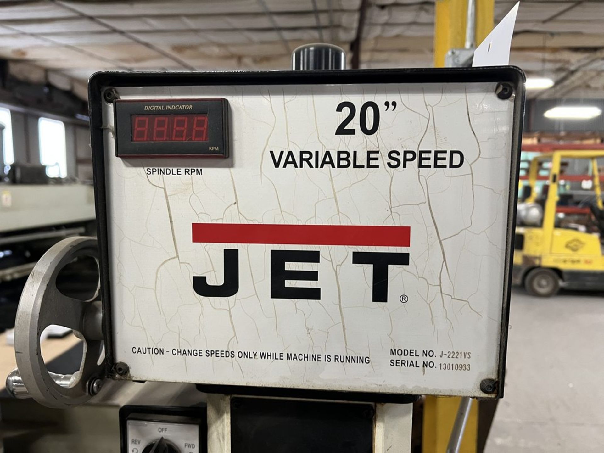 Jet J-2221VS 20" Drill Press - Image 3 of 6
