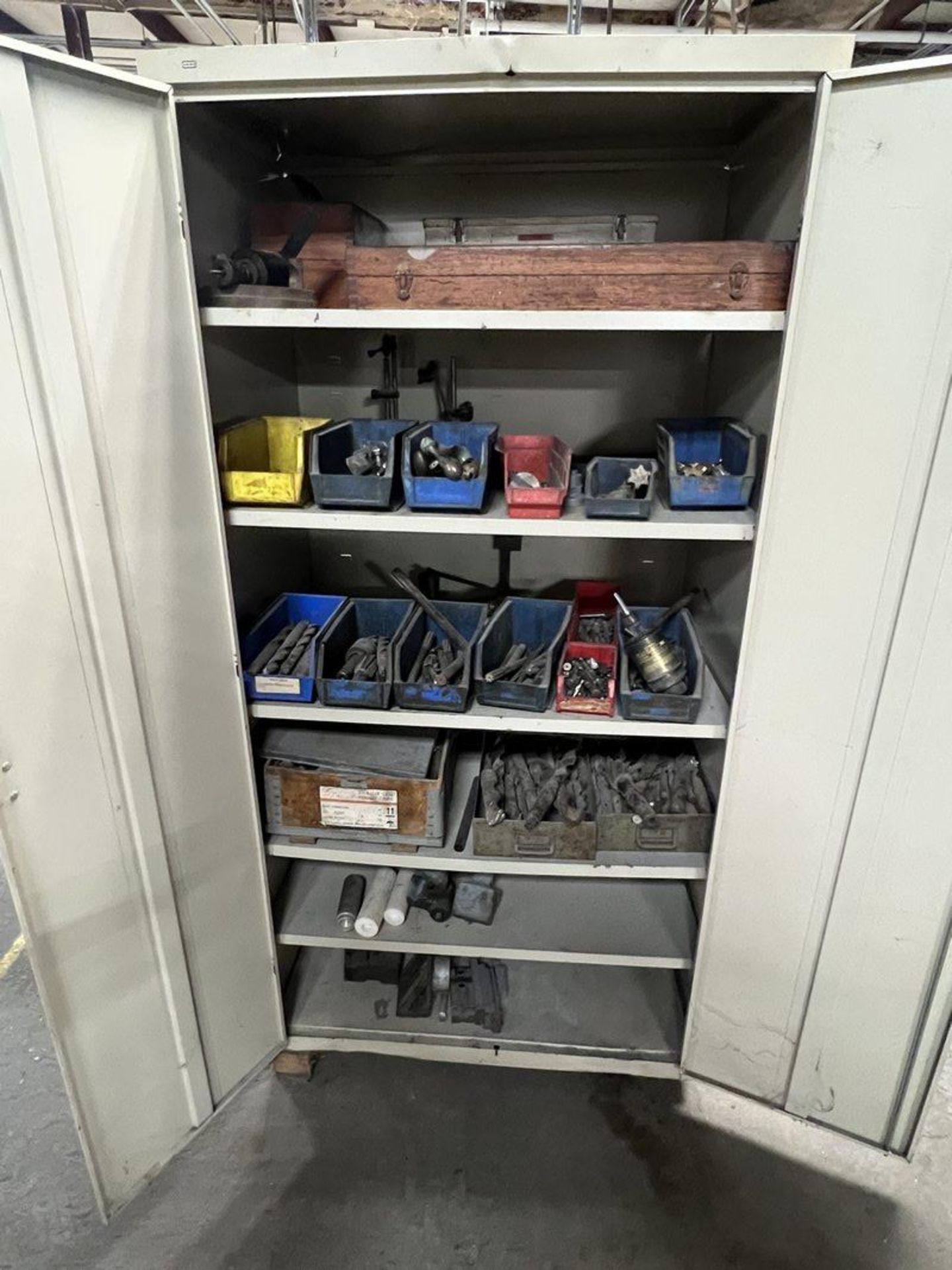 2-Door Steel Storage Cabinet with Contents - Image 2 of 7