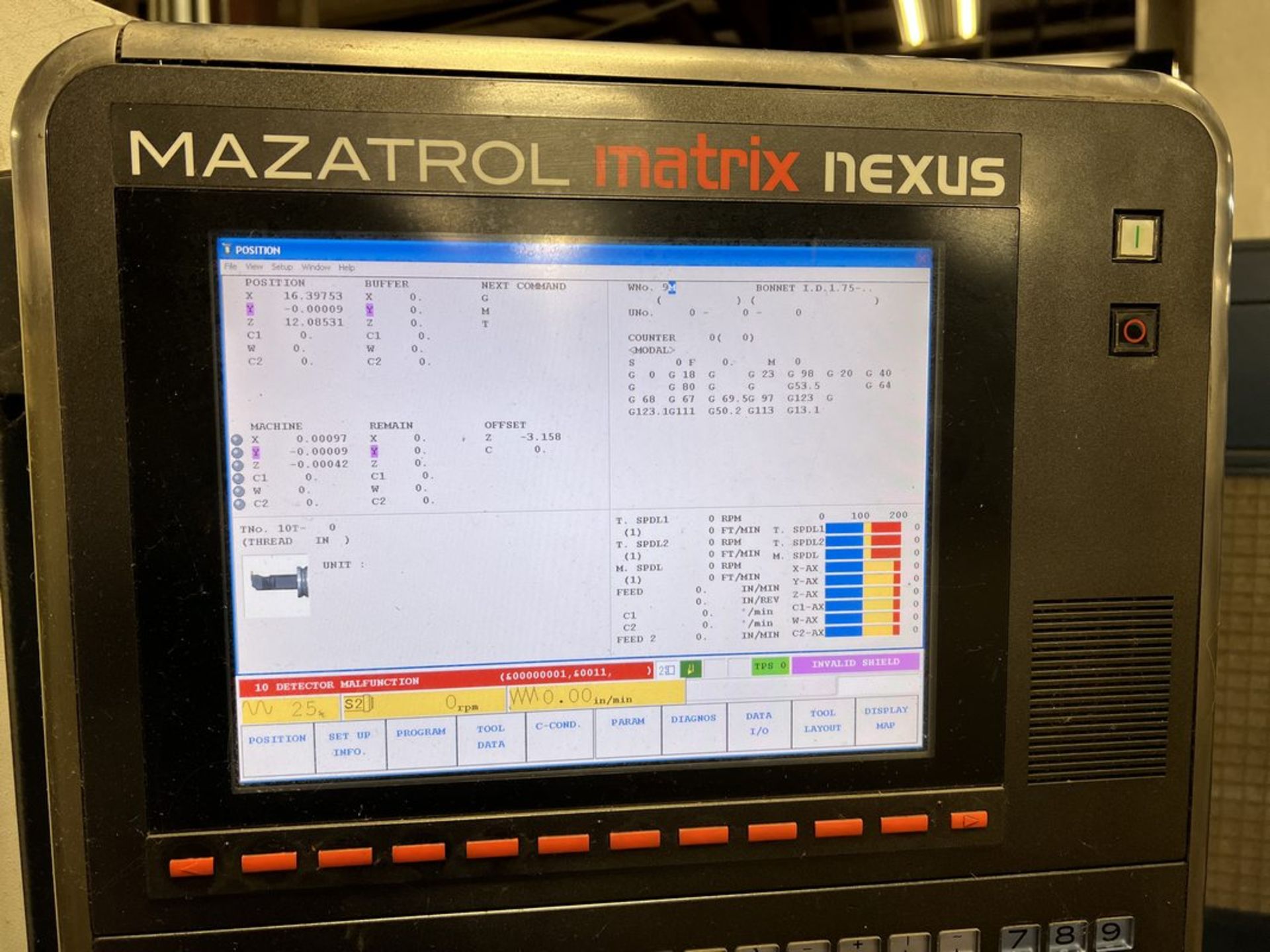 Mazak QTN-200MSY-II CNC Milling & Turning Center - Image 13 of 16