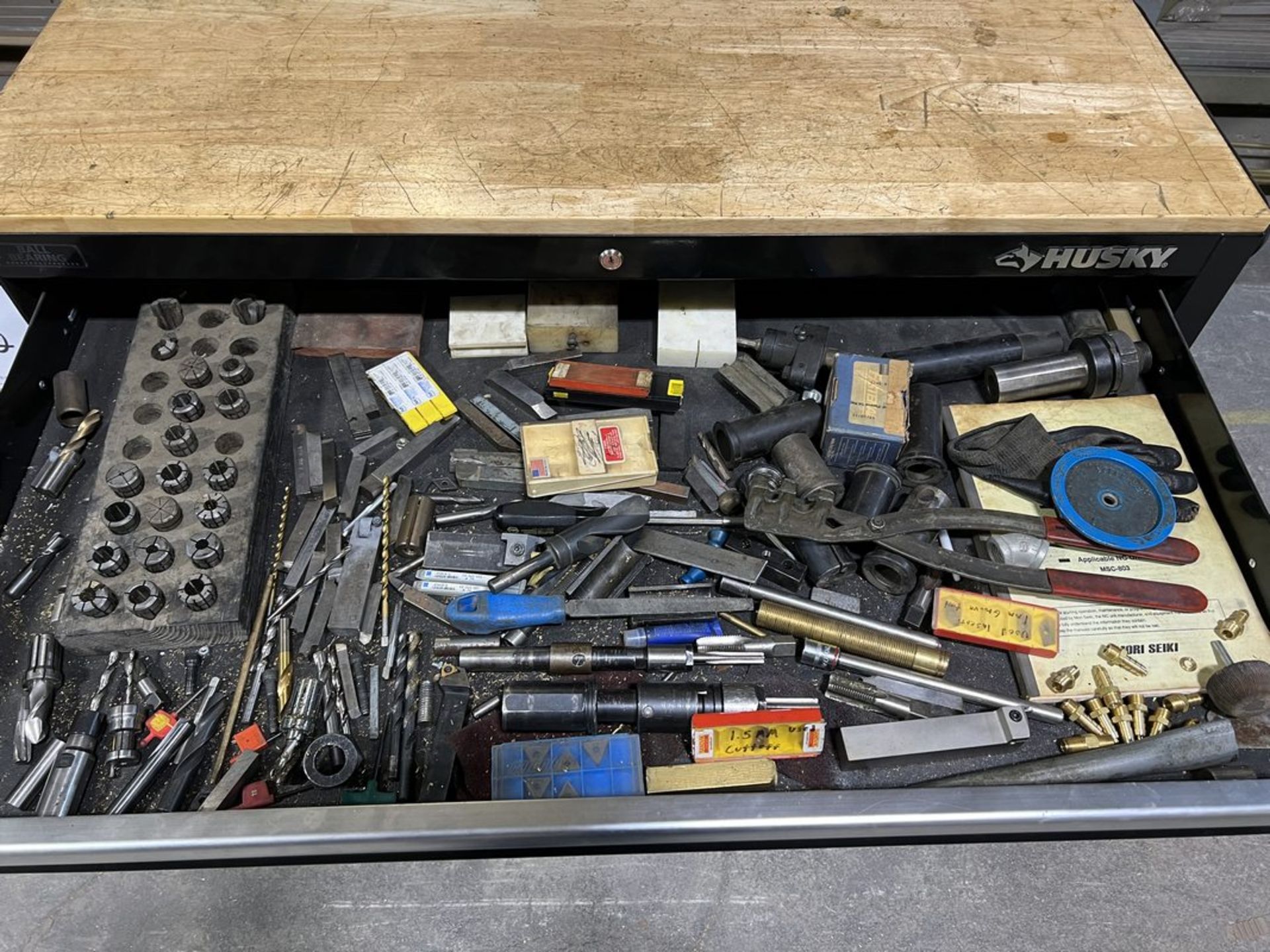 Husky 9-Drawer Rolling Tool Cabinet with Contents - Image 2 of 8
