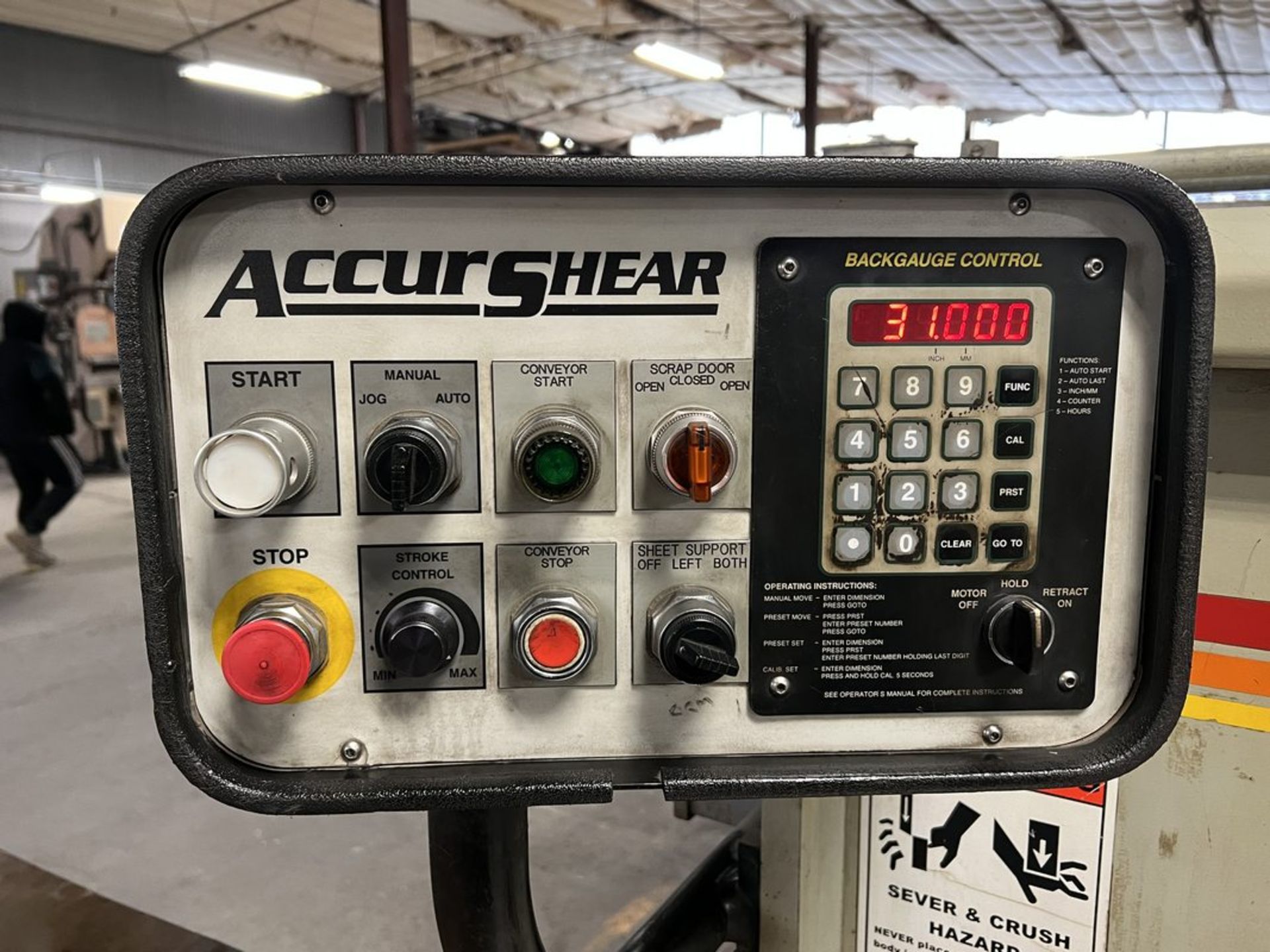 Accurshear 625010 10' x 1/4" Hydraulic Shear - Image 5 of 13